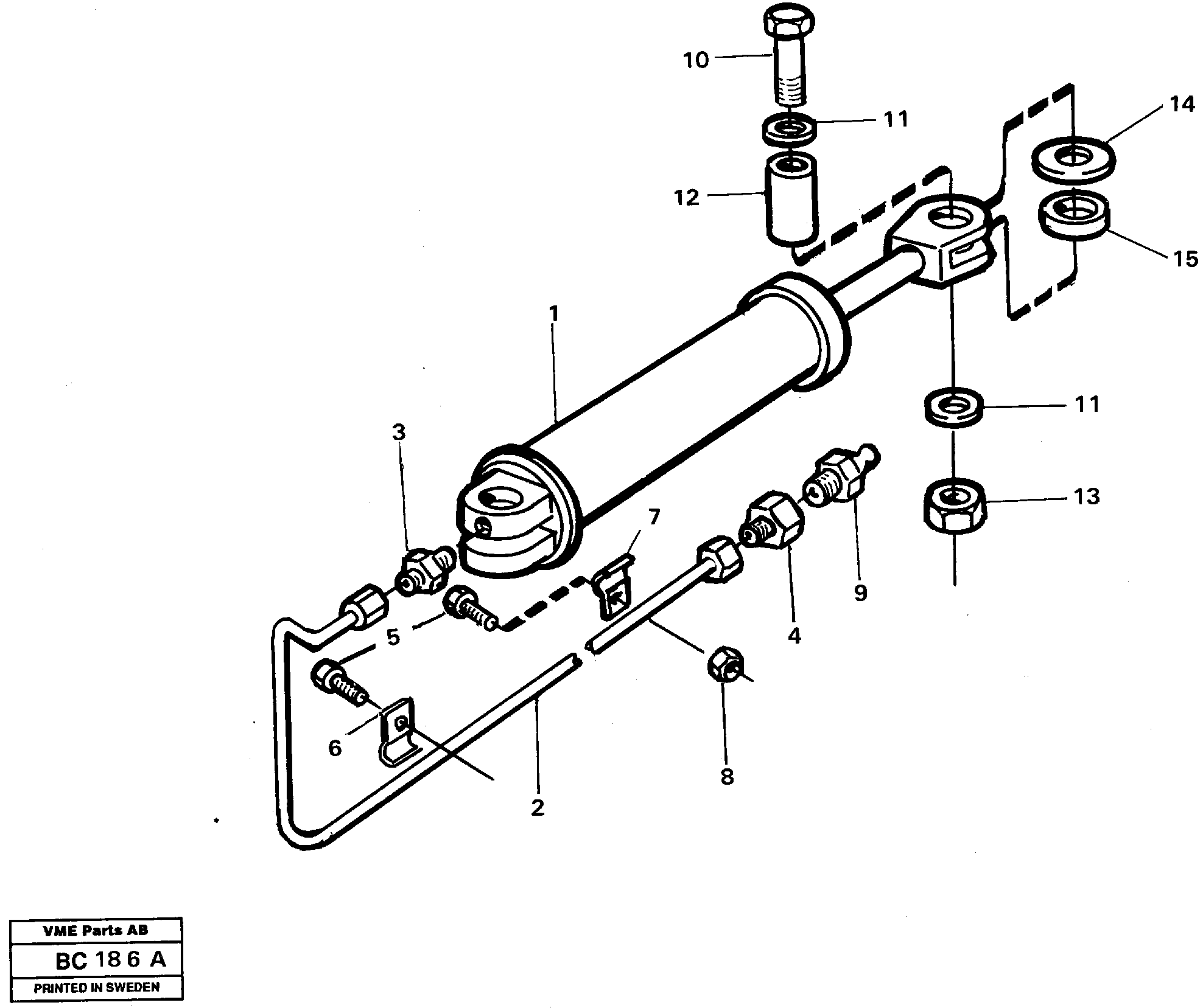 Hammer plate VOE11054738 VOLVO