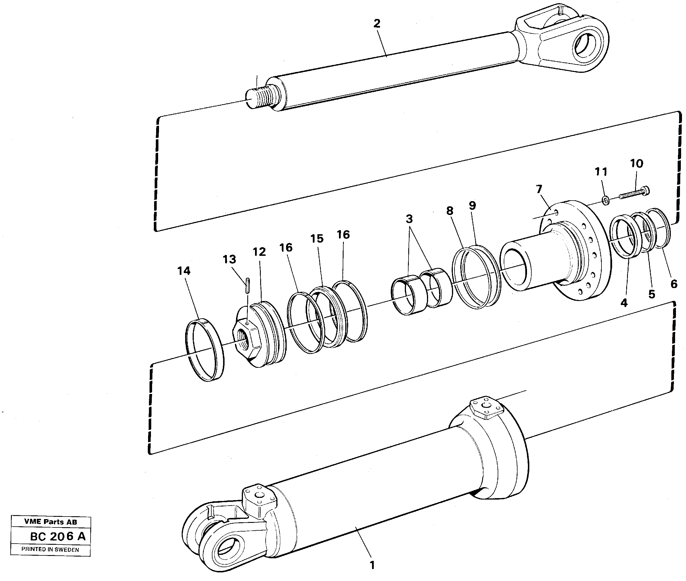 Safety Bolt VOE11005485 VOLVO