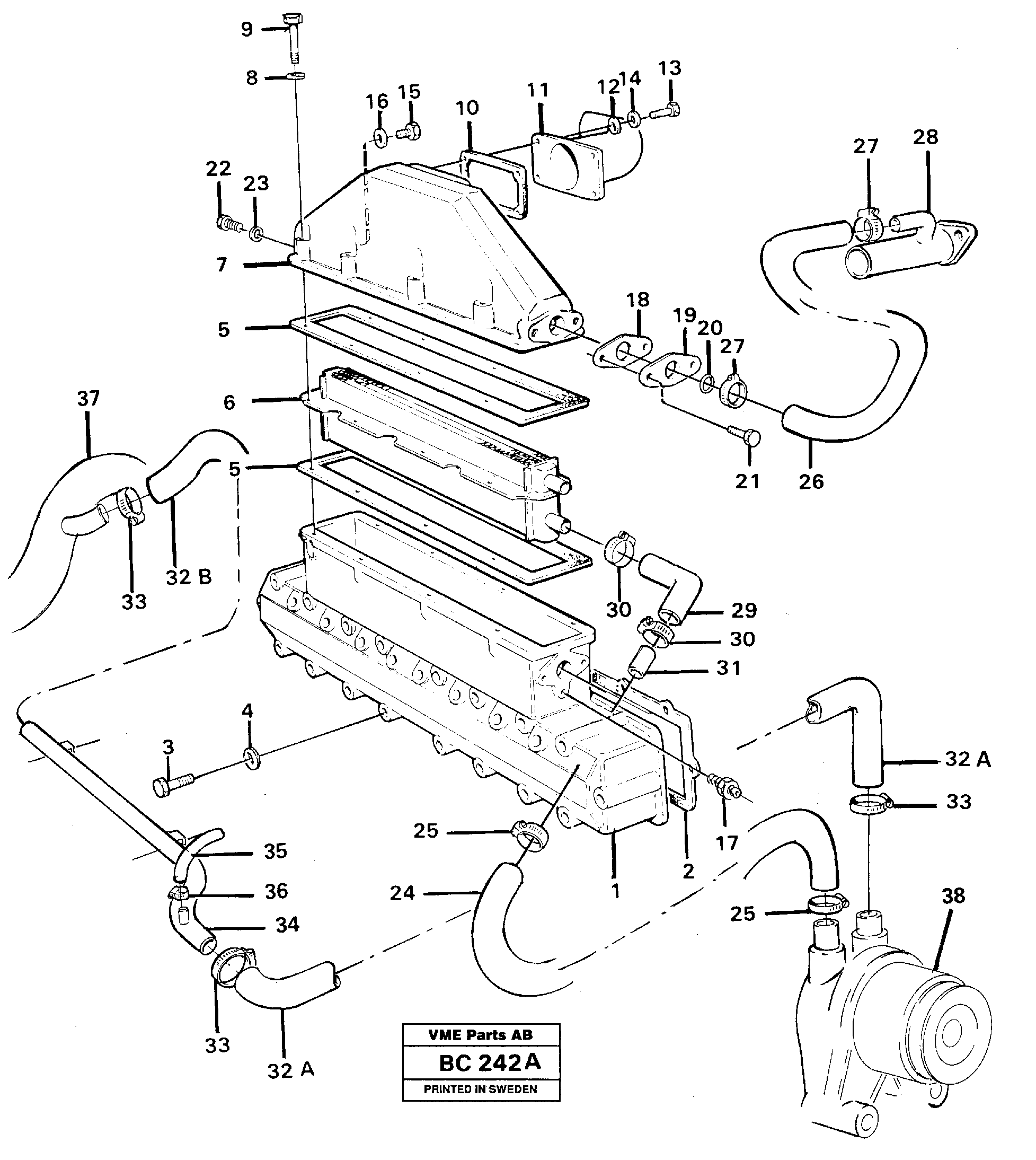 Fuel miser valve VOE11050428 VOLVO