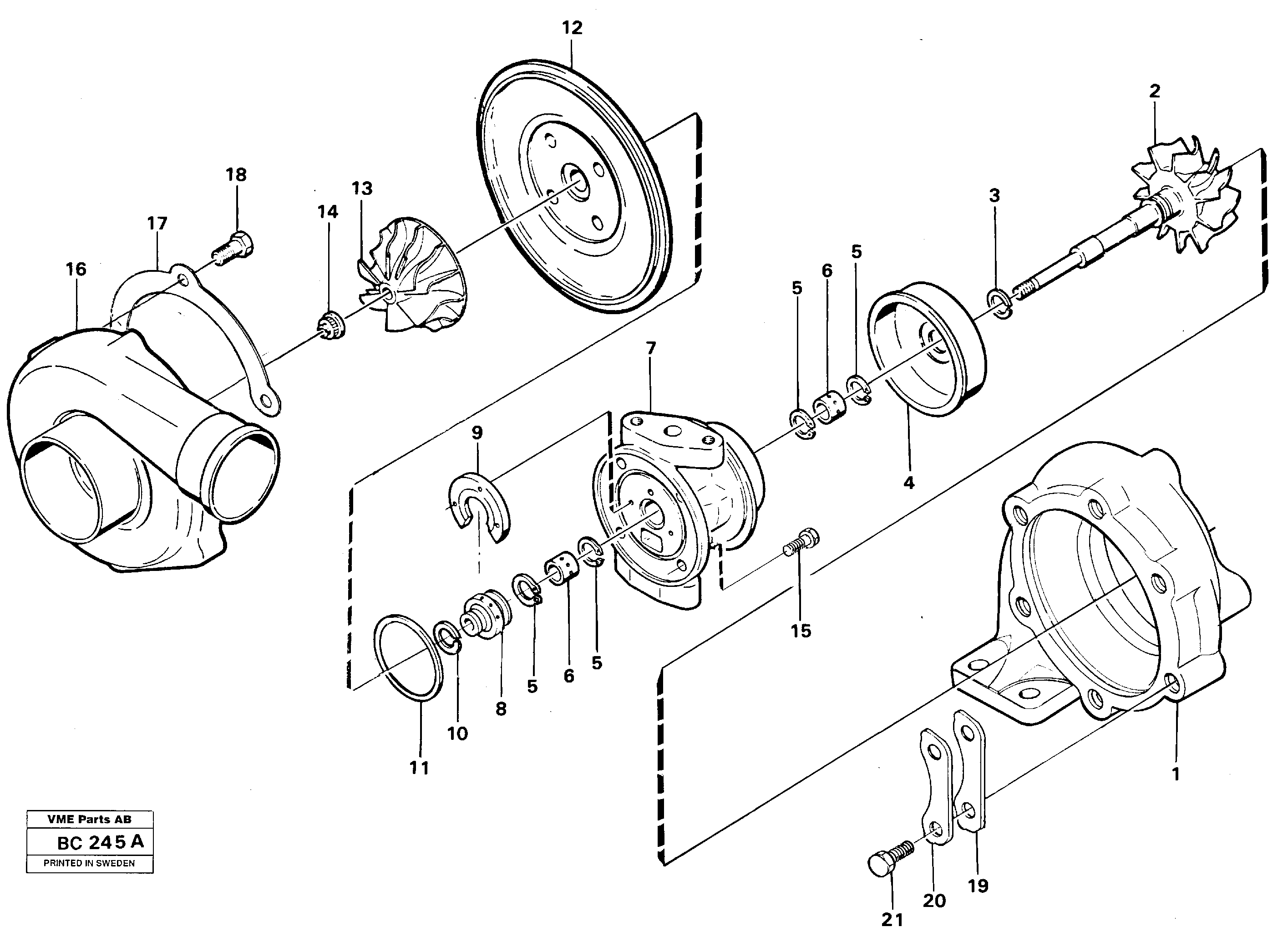 Screw VOE862382 VOLVO
