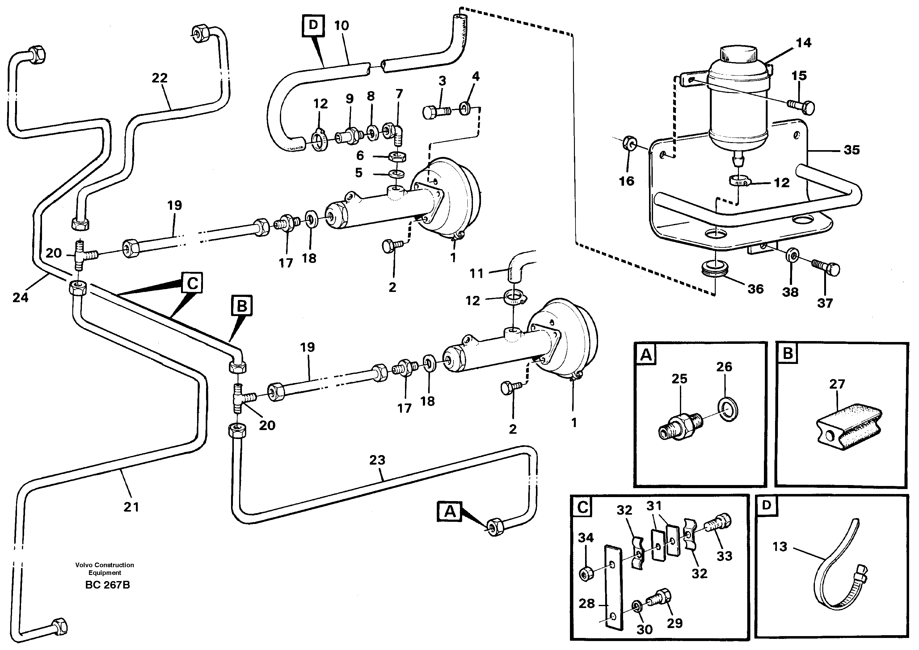 Bracket VOE4940233 VOLVO