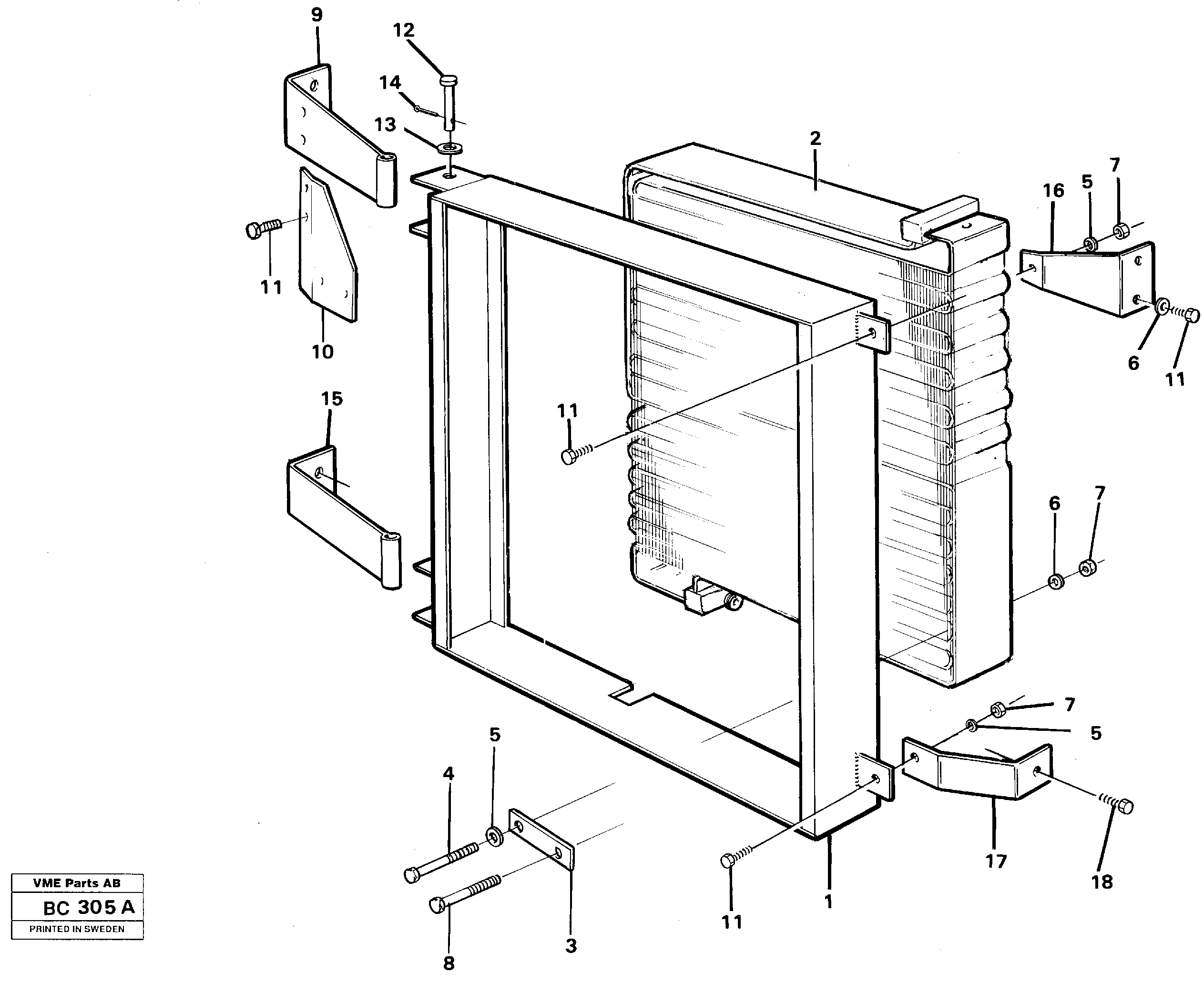 Heating Pipe VOE11058372 VOLVO