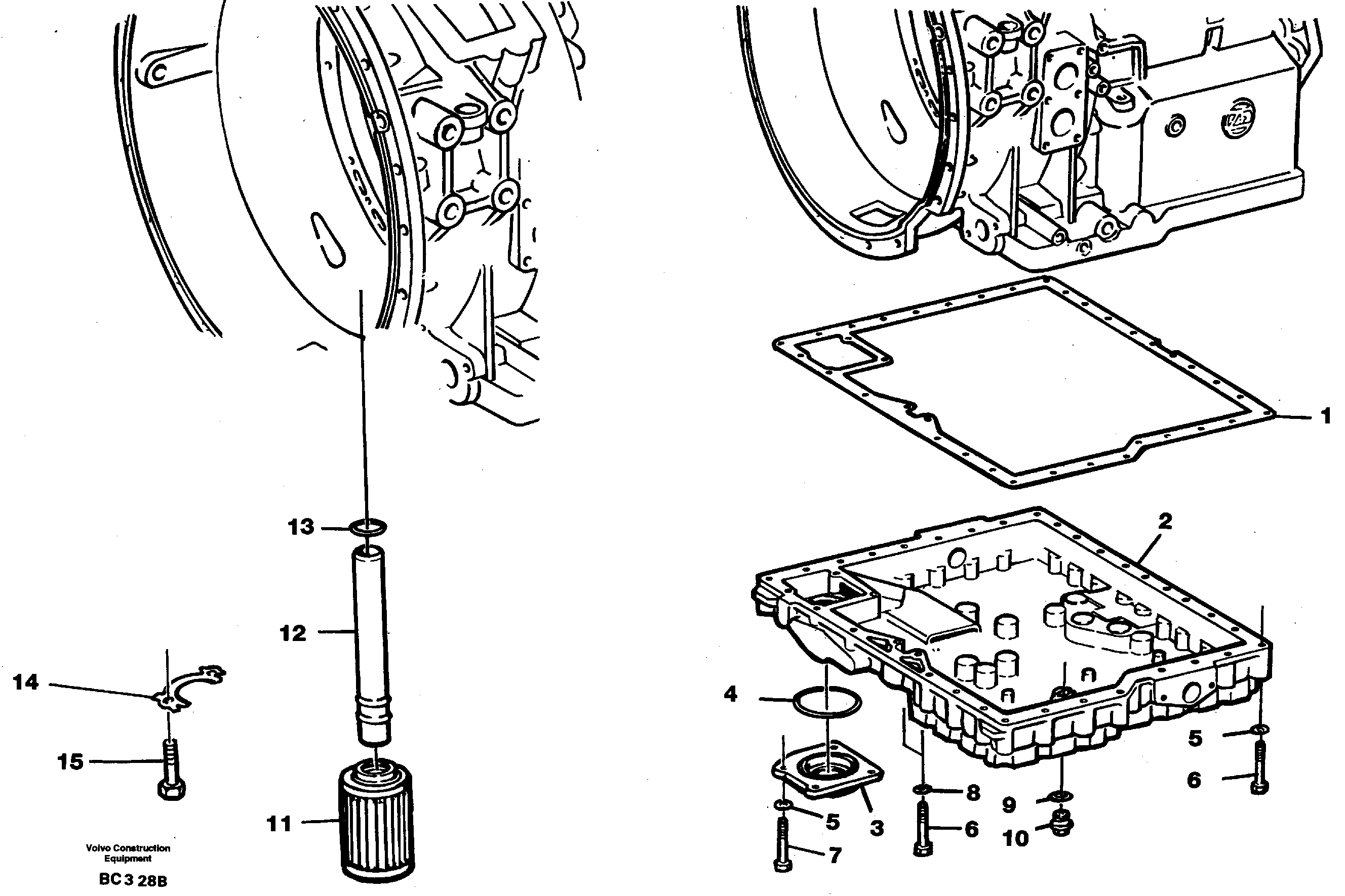For upper engine part VOE1663613 VOLVO