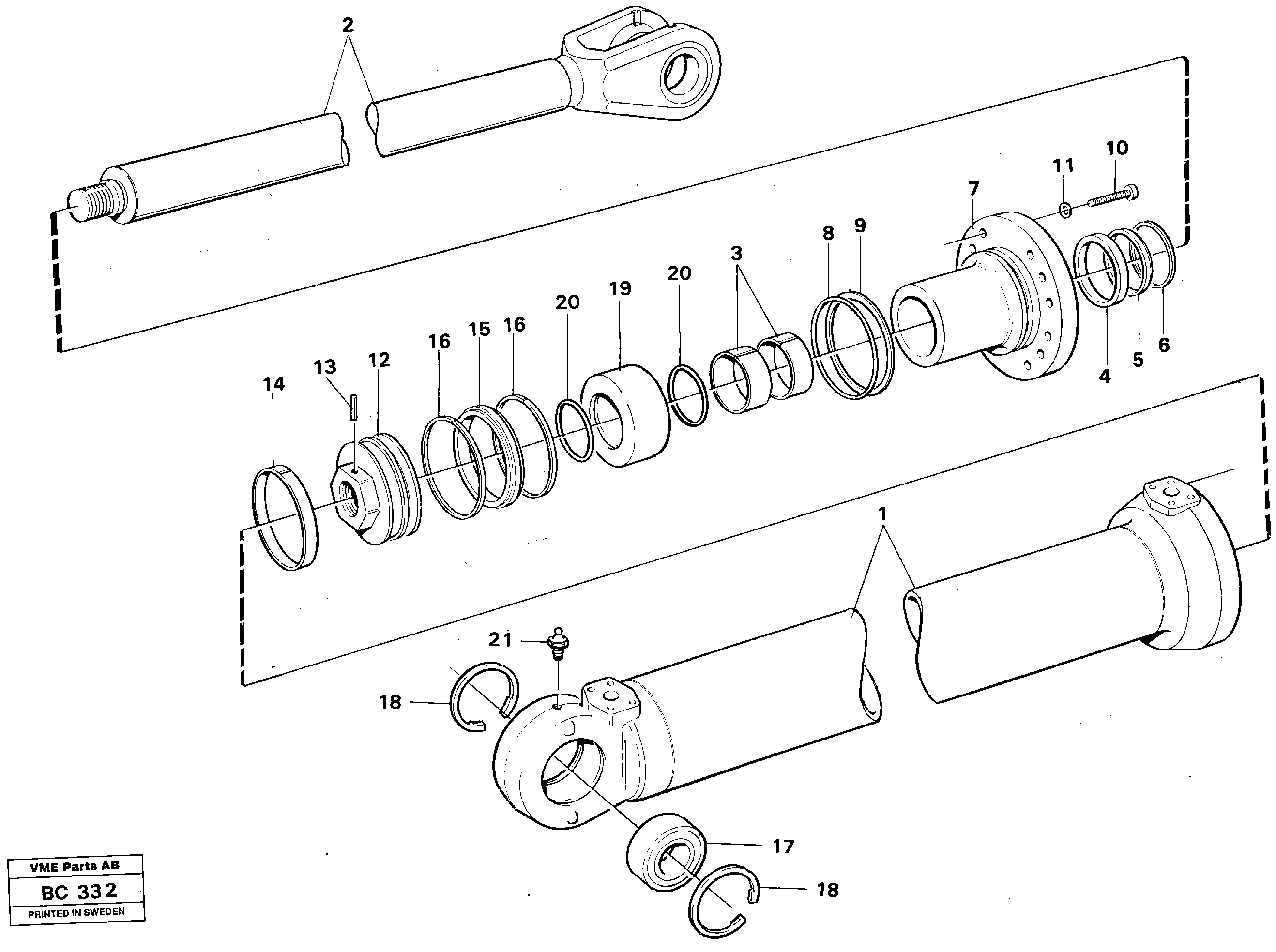 Crankshaft Seal VOE11005122 VOLVO