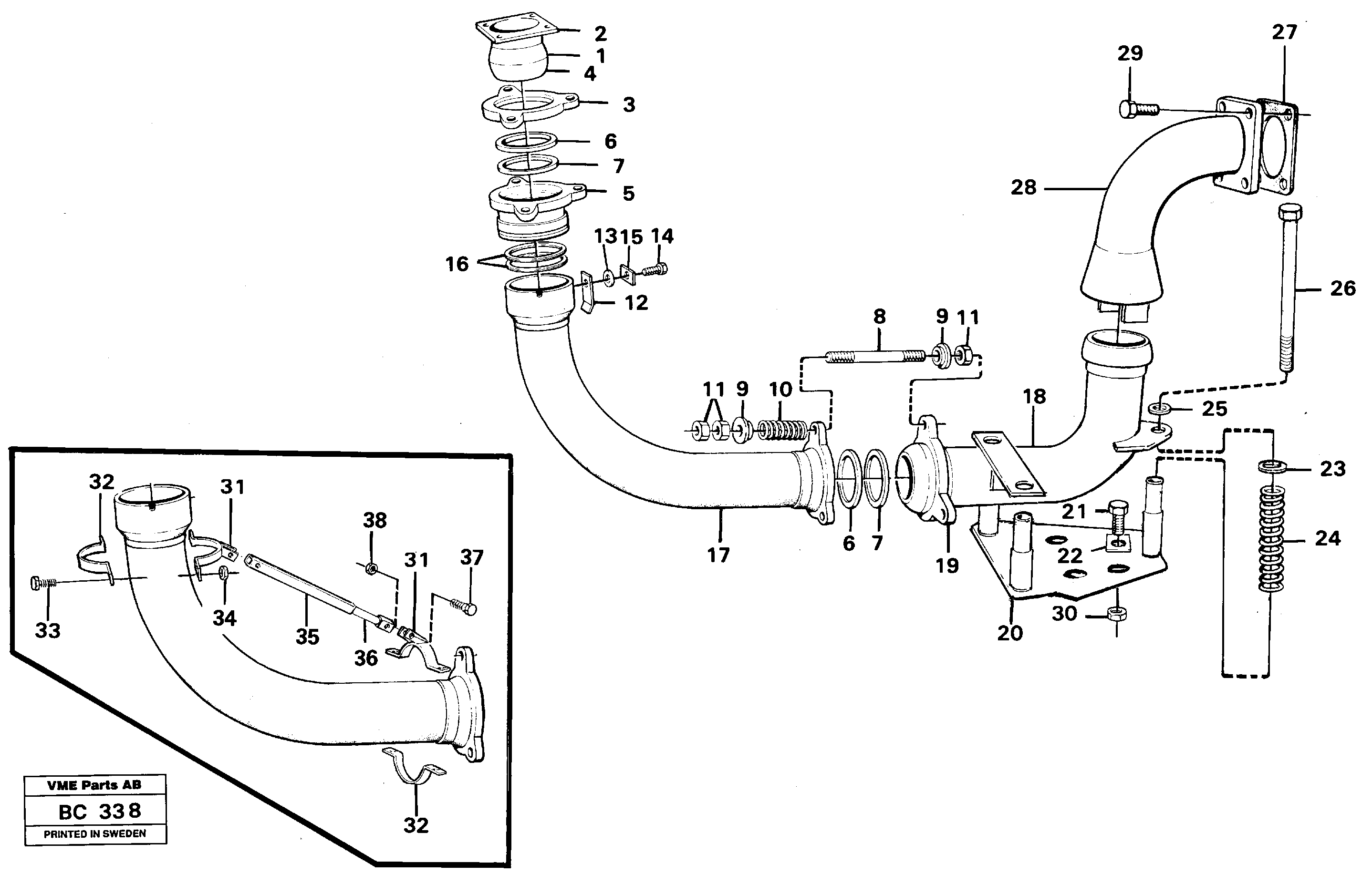 Axle Casing VOE11056579 VOLVO