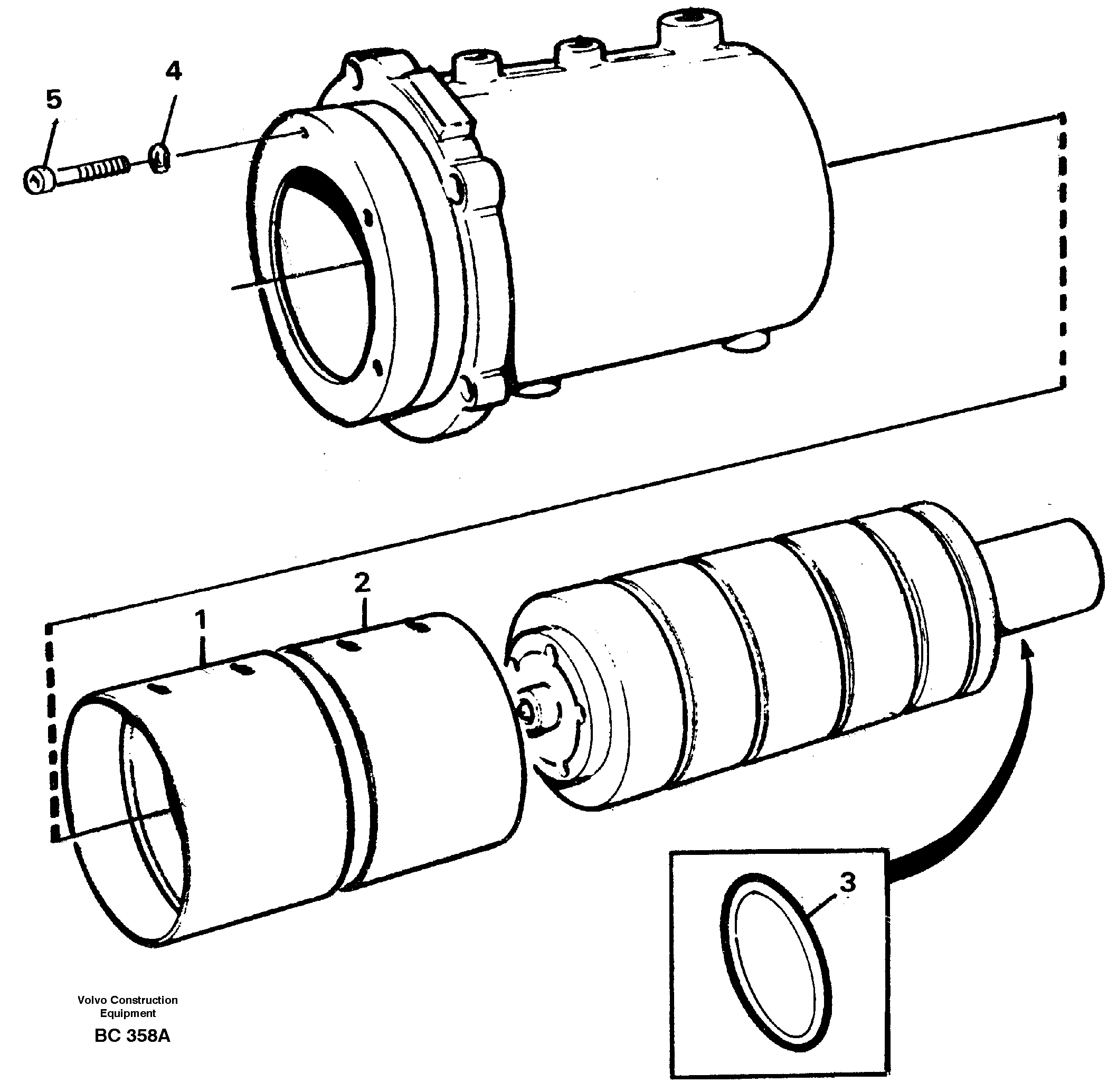 Prop Shaft Tube VOE1638092 VOLVO