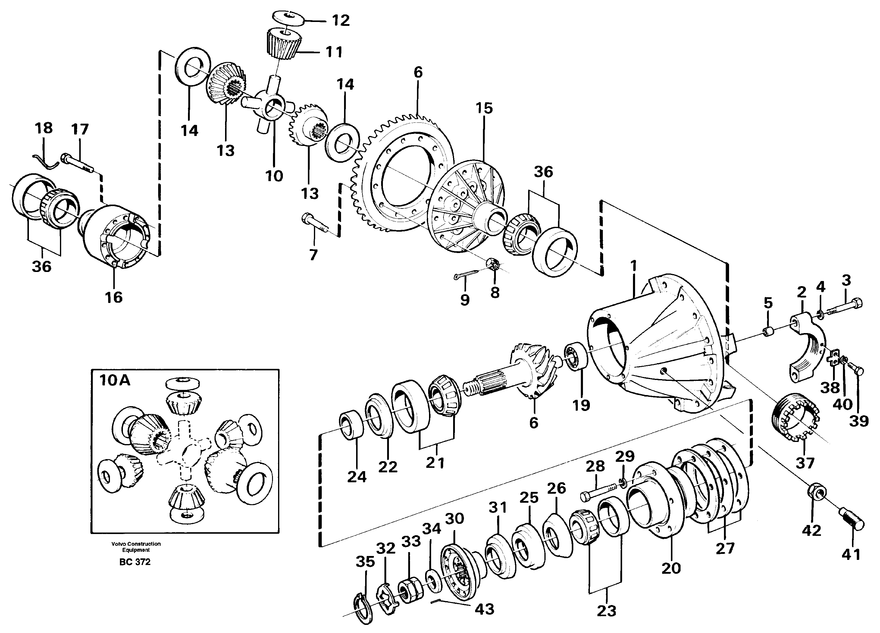 Lock screw VOE1672165 VOLVO