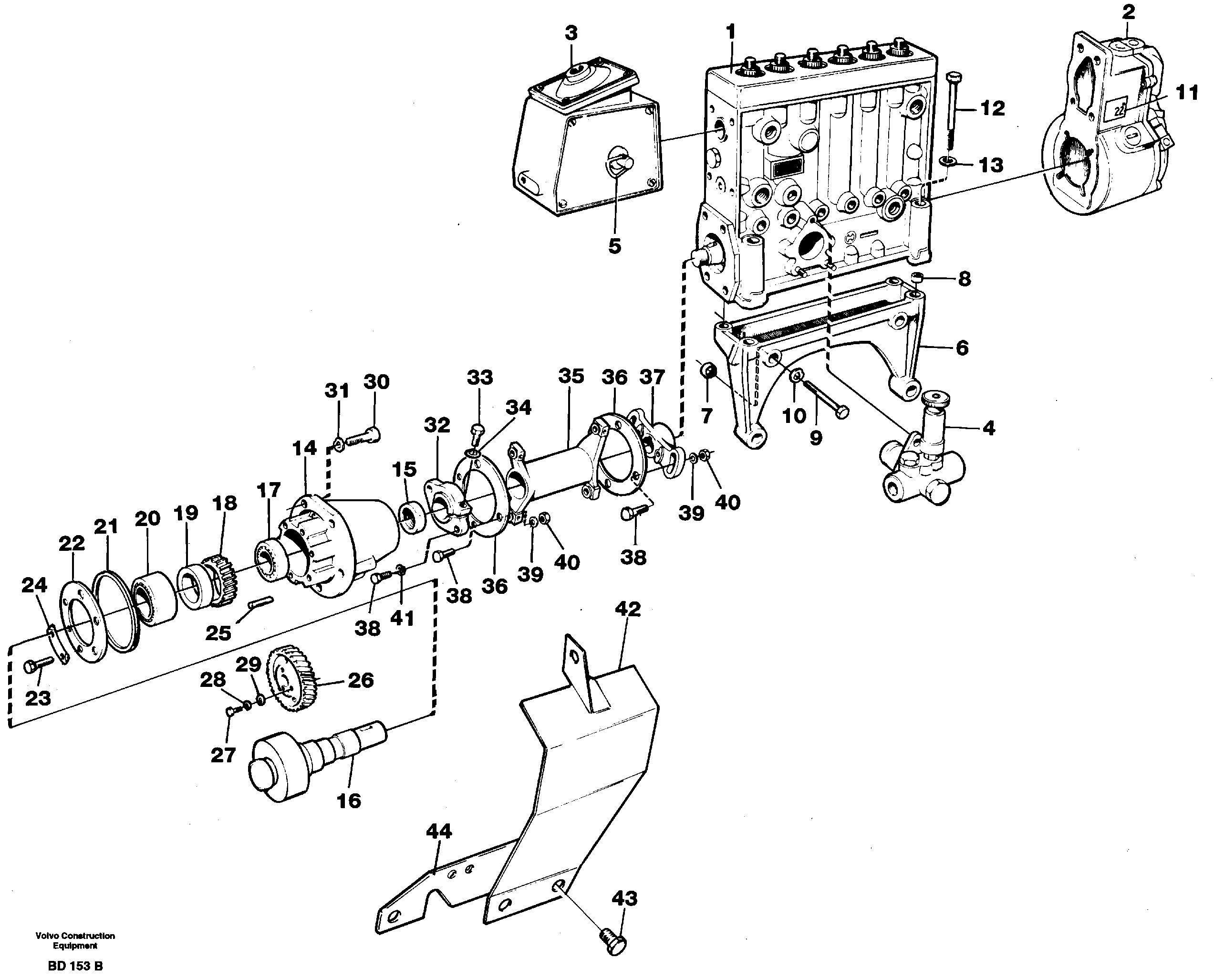 Angled plate VOE465734 VOLVO