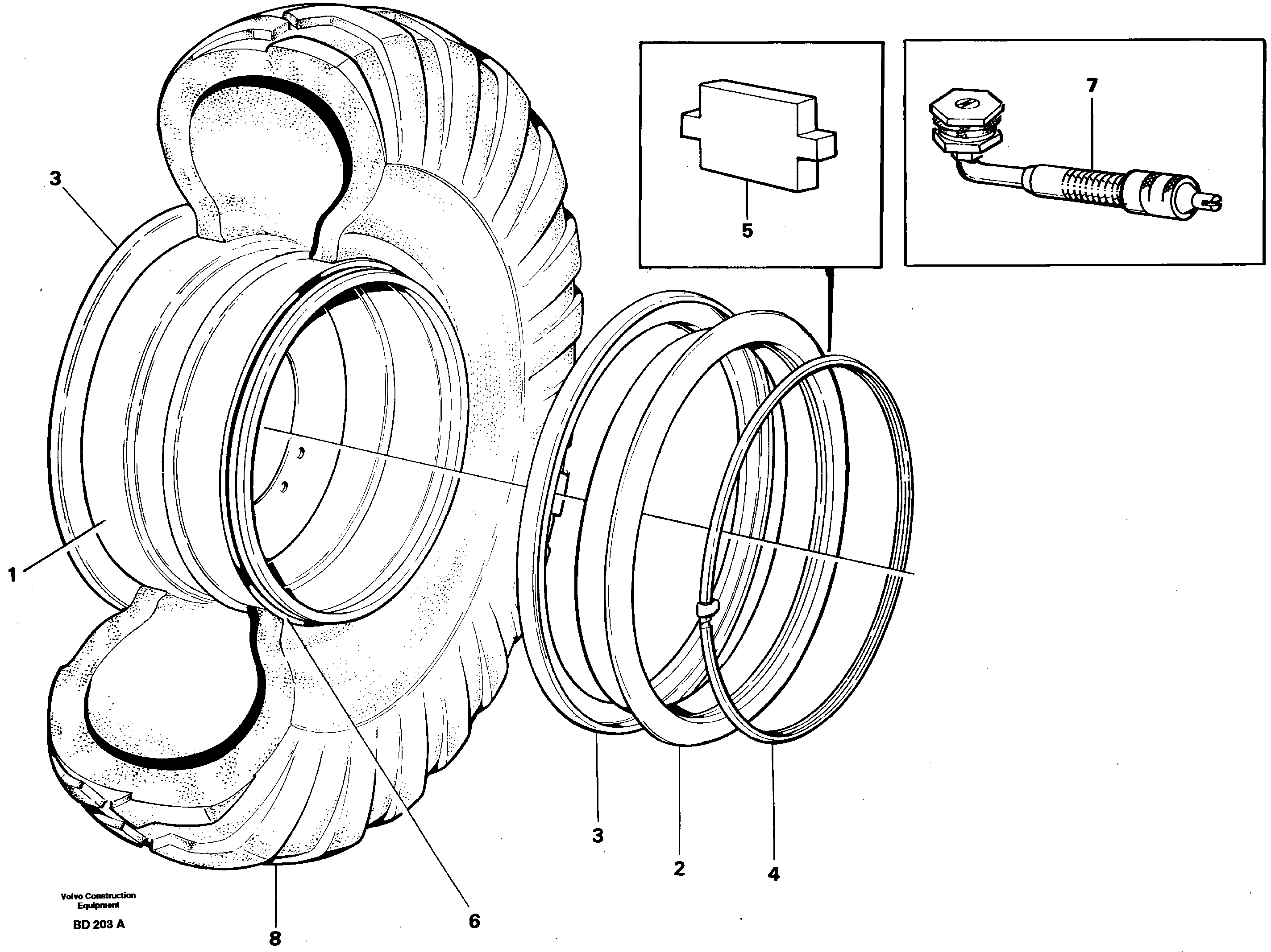 Mn Bearing Part VOE11054464 VOLVO
