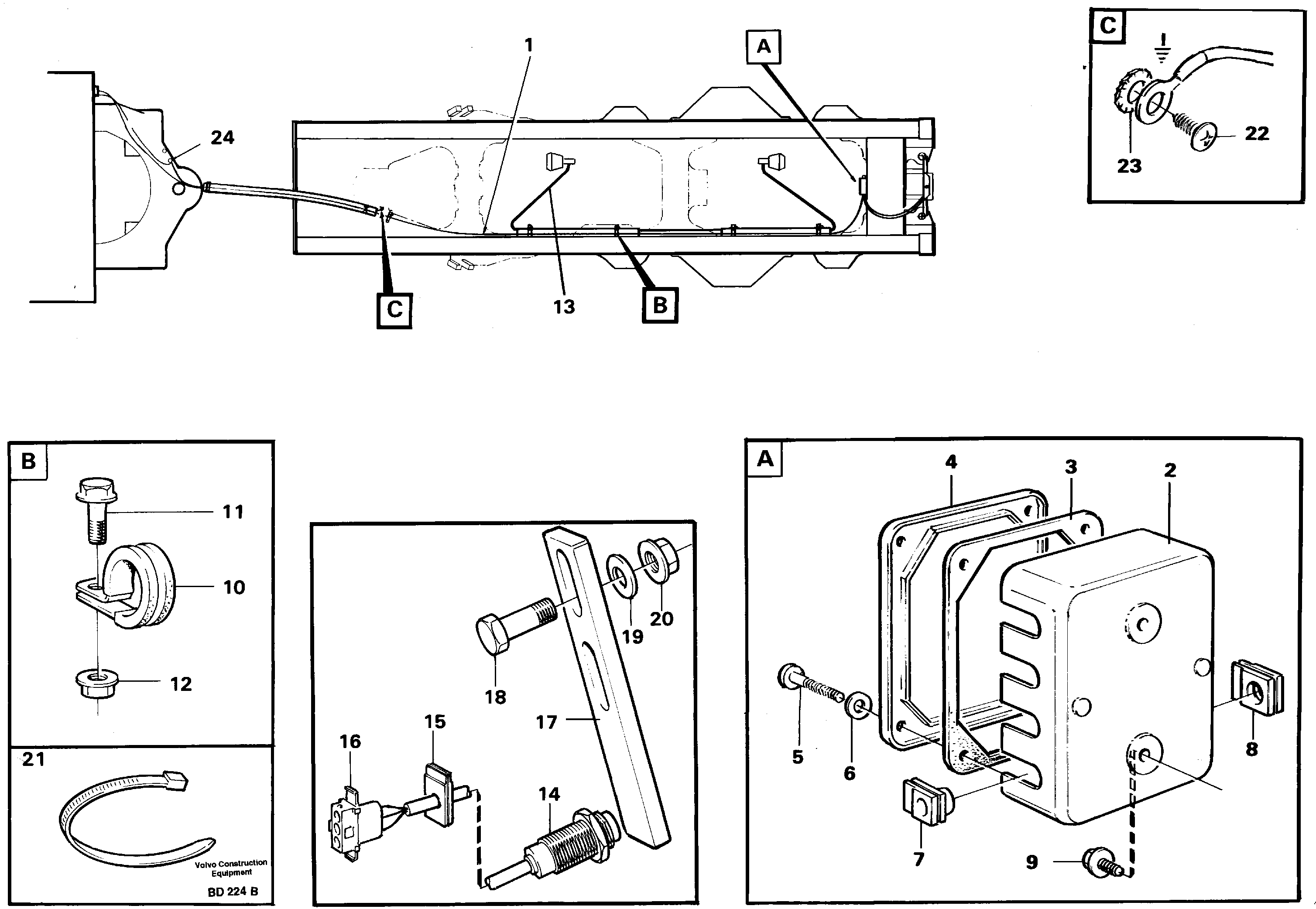 Rubber cushion VOE4946983 VOLVO