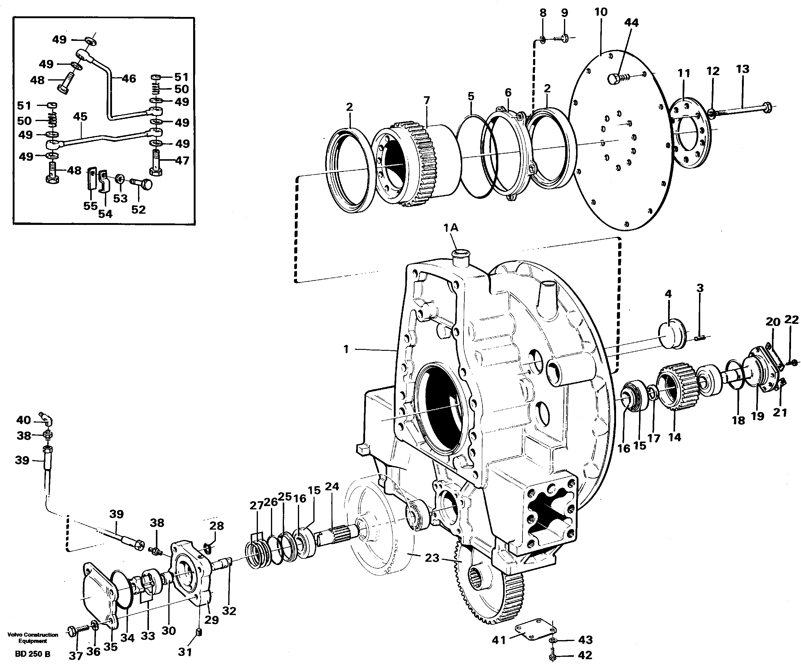 Mounting rail VOE968804 VOLVO
