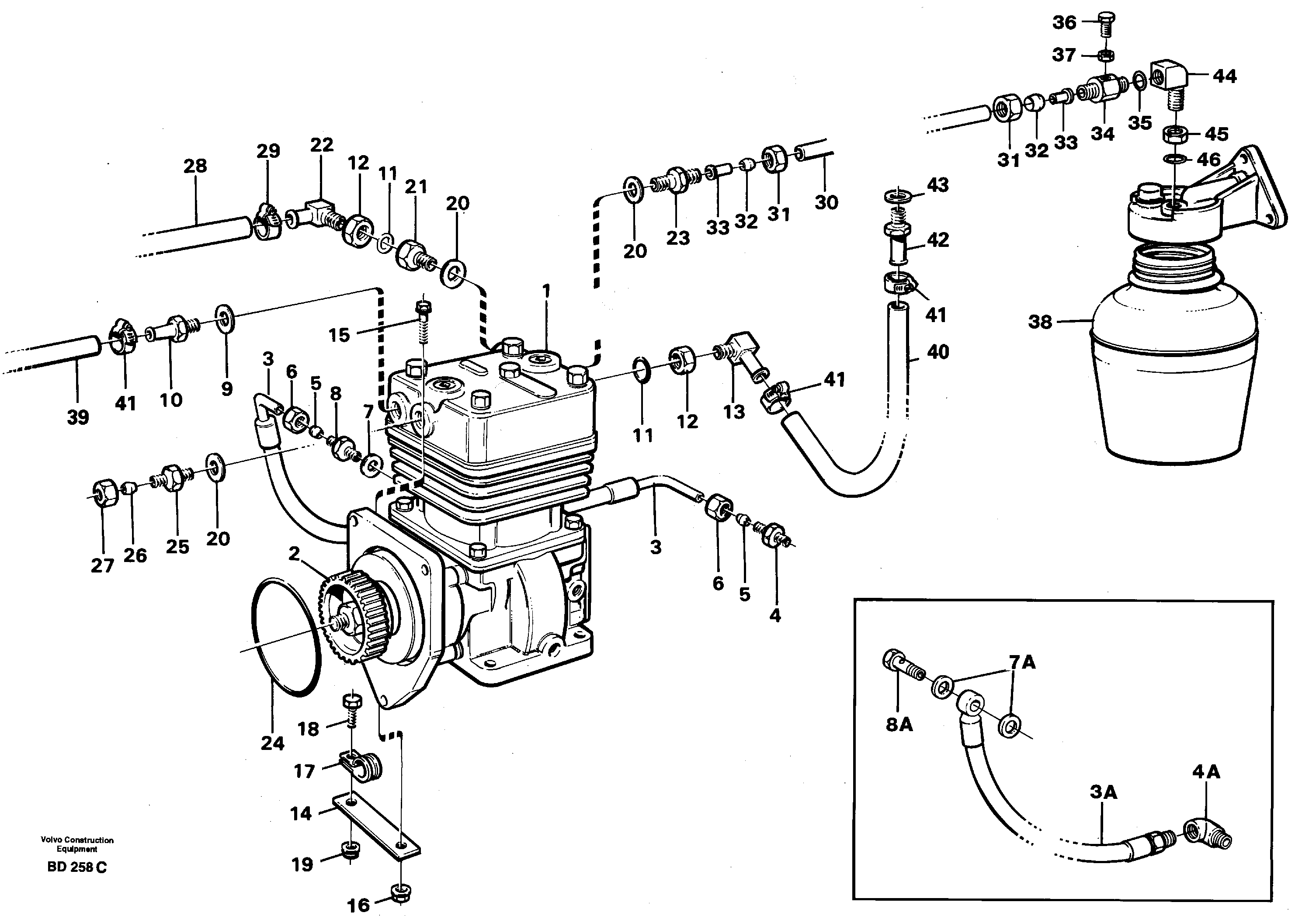Water pump ger VOE949314 VOLVO