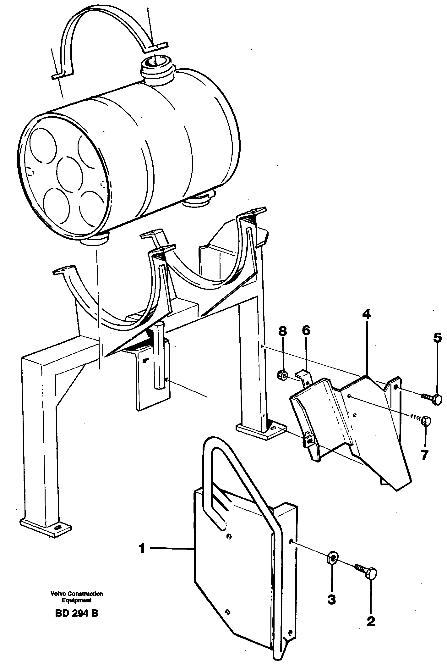 Heating Pipe VOE11057807 VOLVO