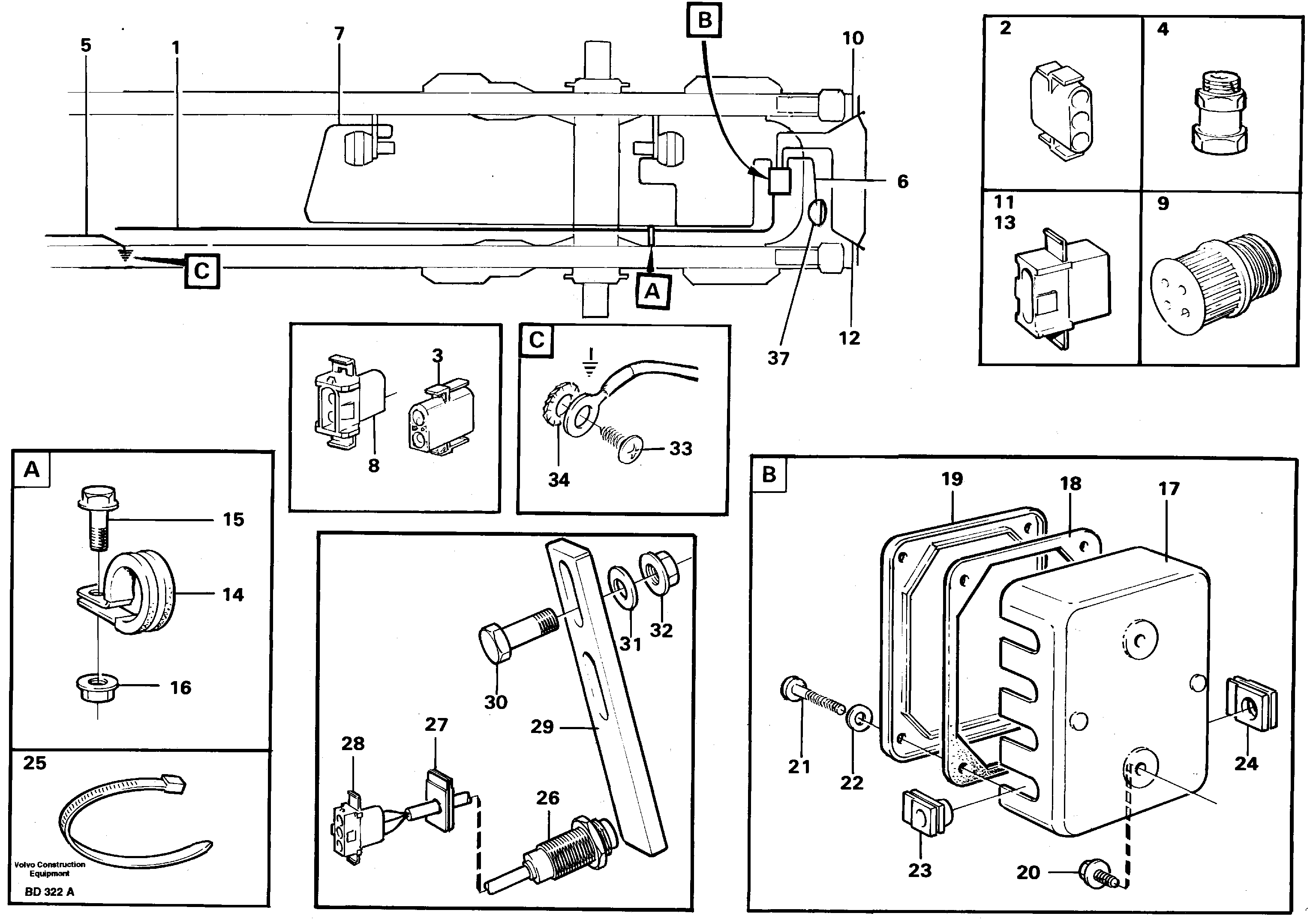 Rubber cushion VOE4946994 VOLVO
