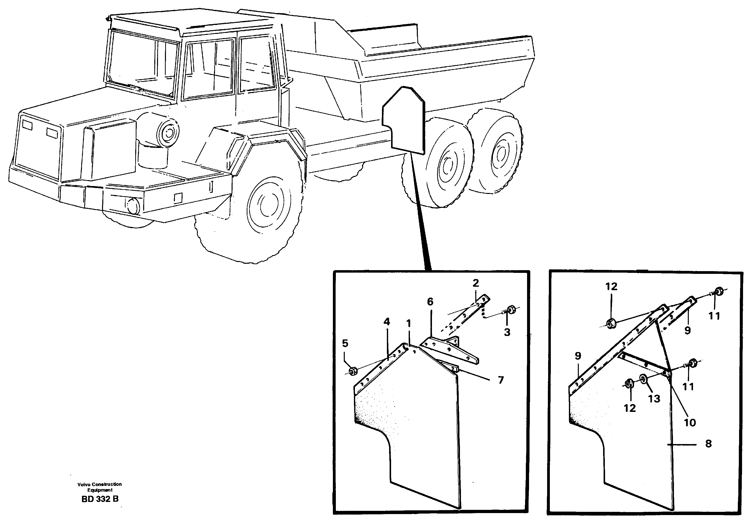 Flapcover VOE11049654 VOLVO