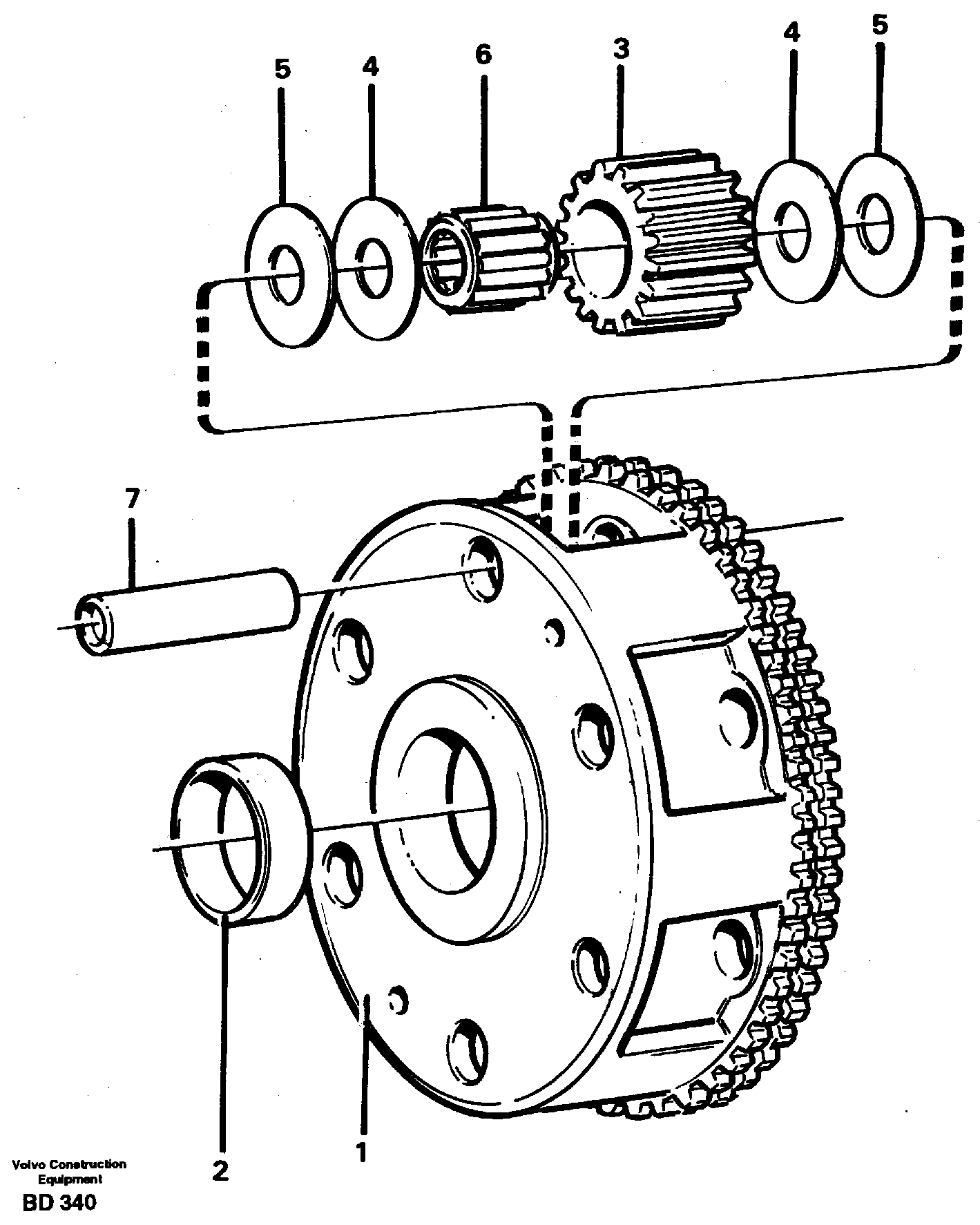Planet Gear VOE11145447 VOLVO