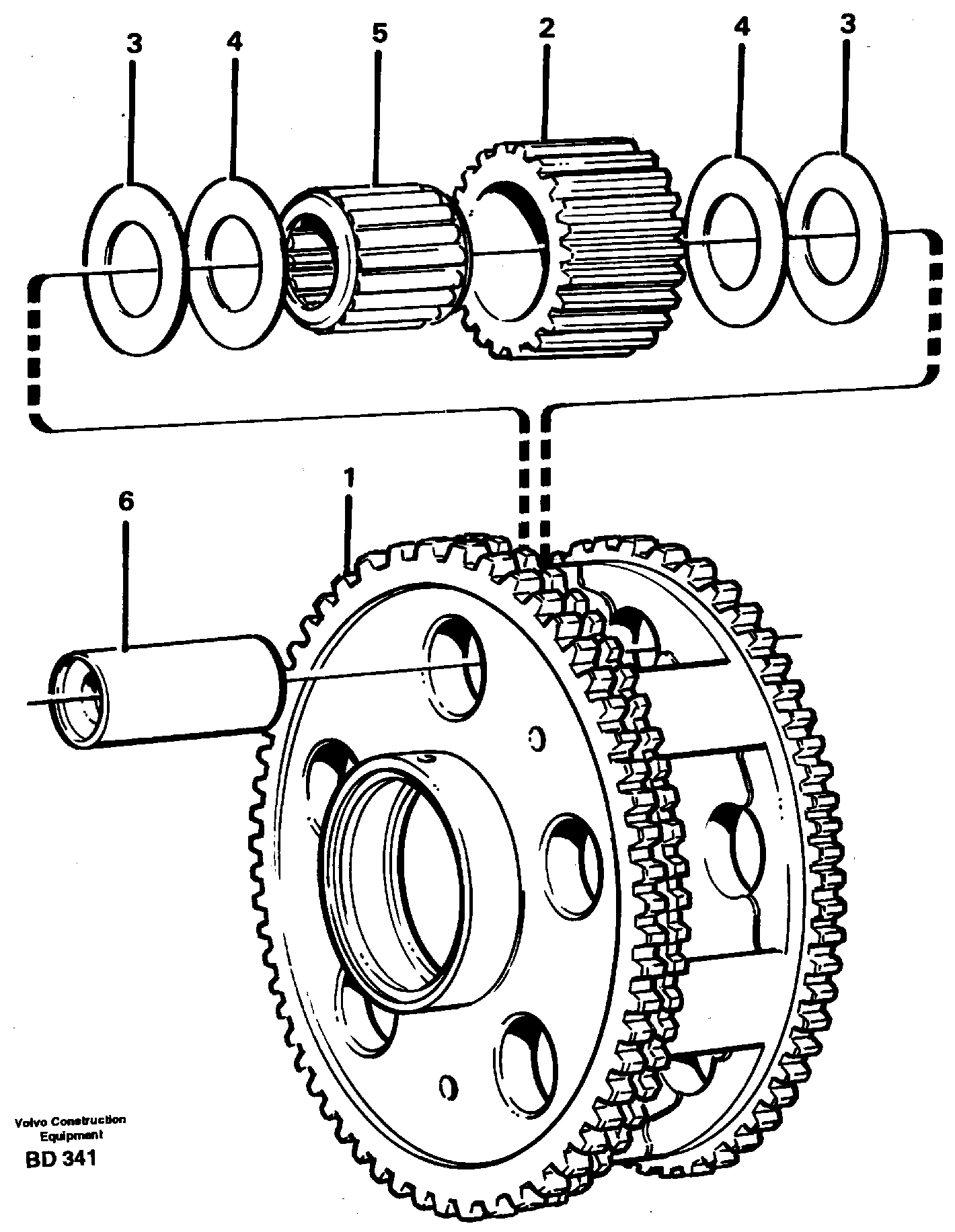 Bellcrank VOE1650197 VOLVO