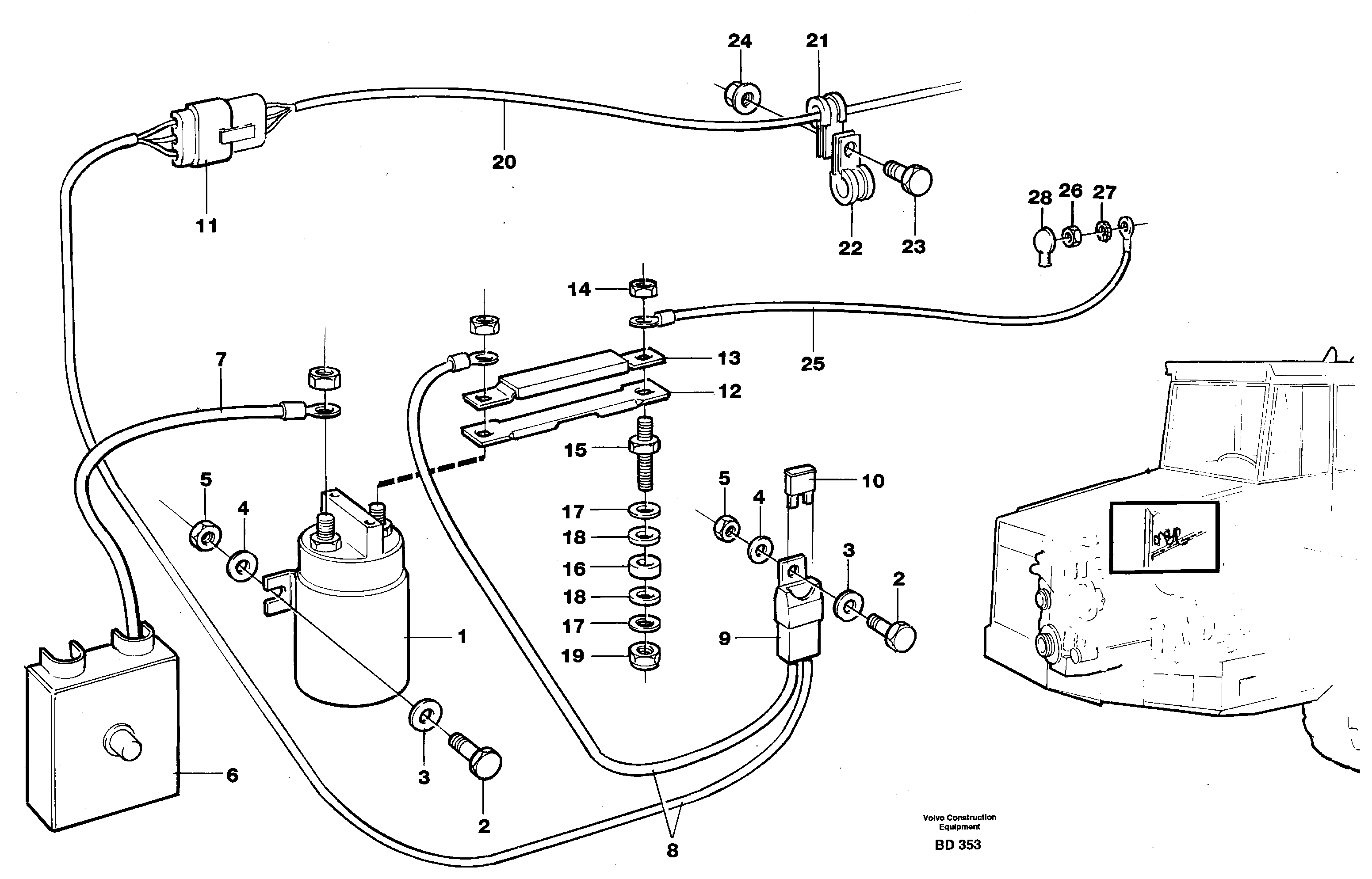 Radio Support VOE11061536 VOLVO