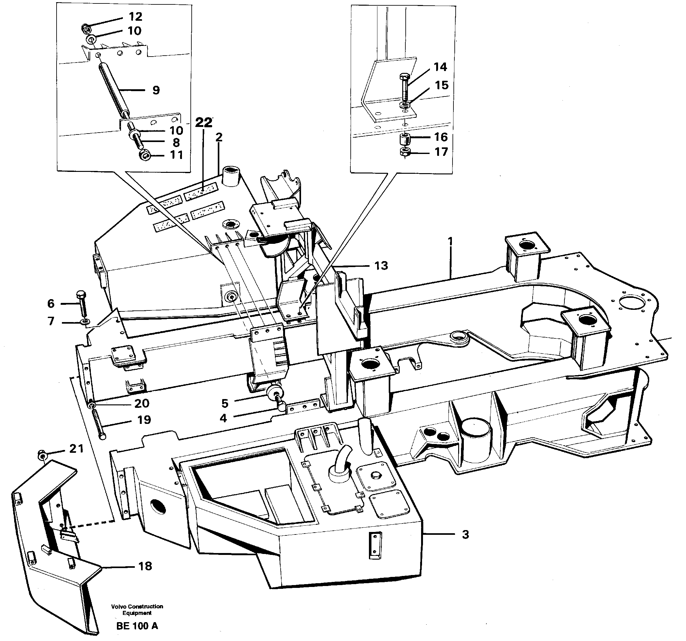 Front frame VOE4946000 VOLVO
