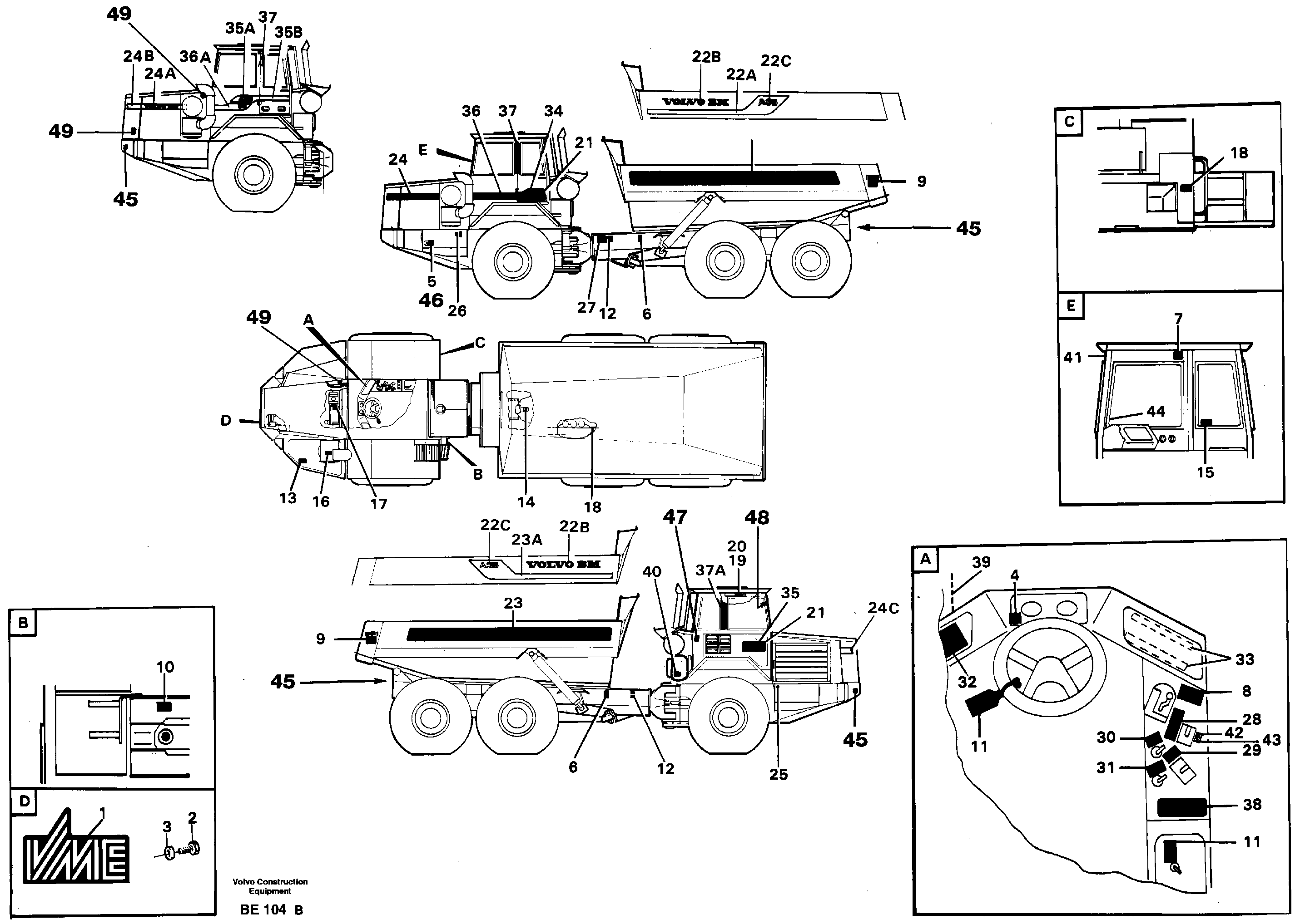 Cylinder Block VOE4973501 VOLVO