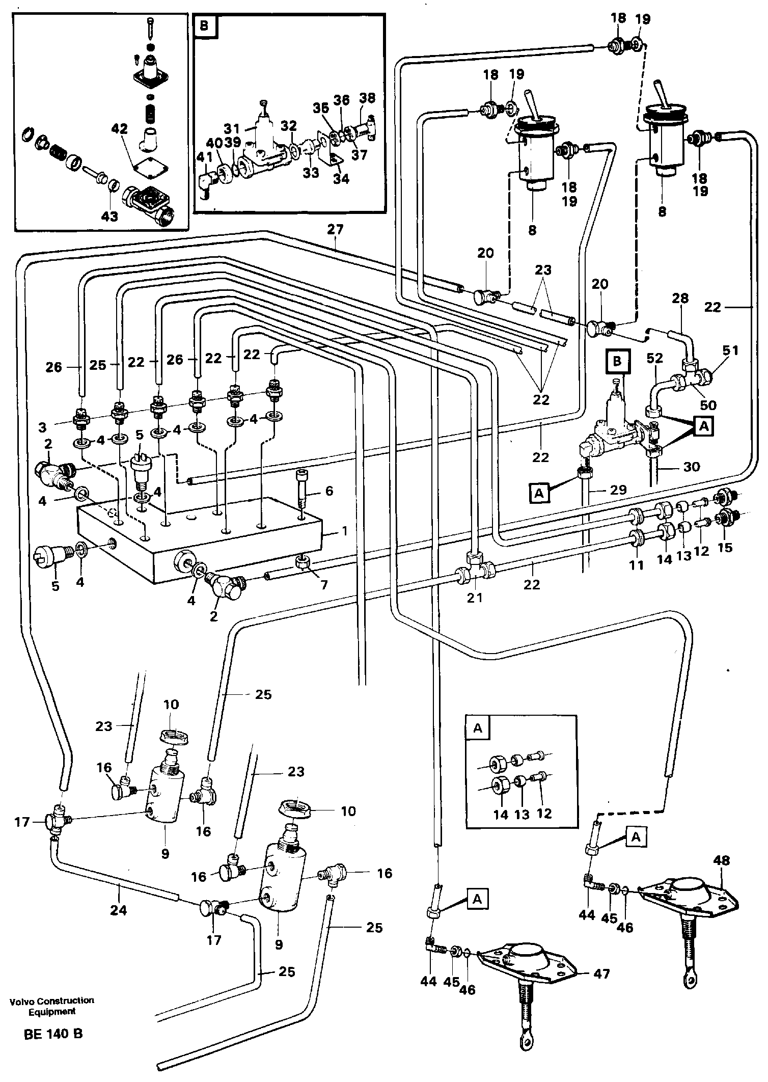 Brass Tube VOE11043095 VOLVO