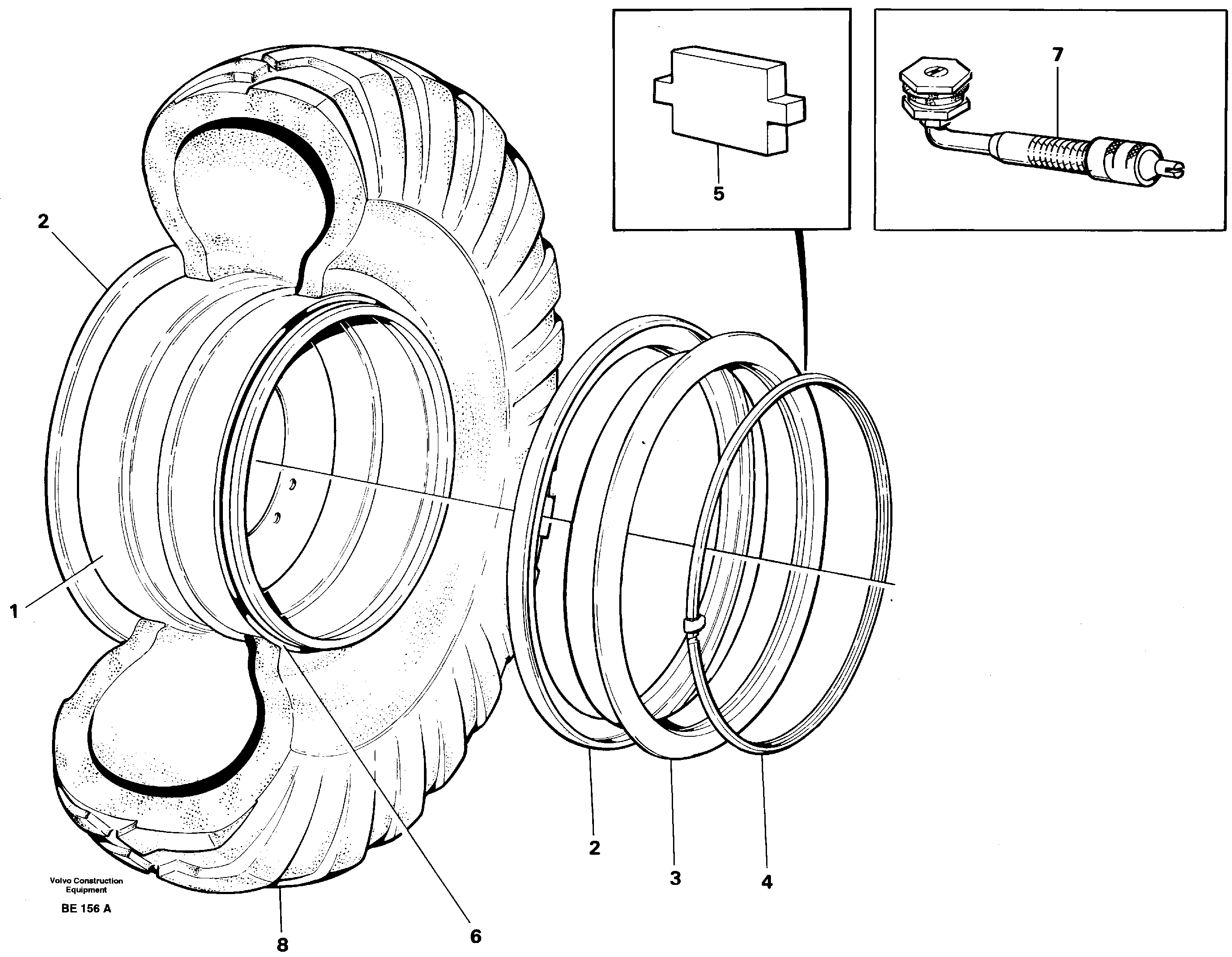 Wheel VOE92185 VOLVO