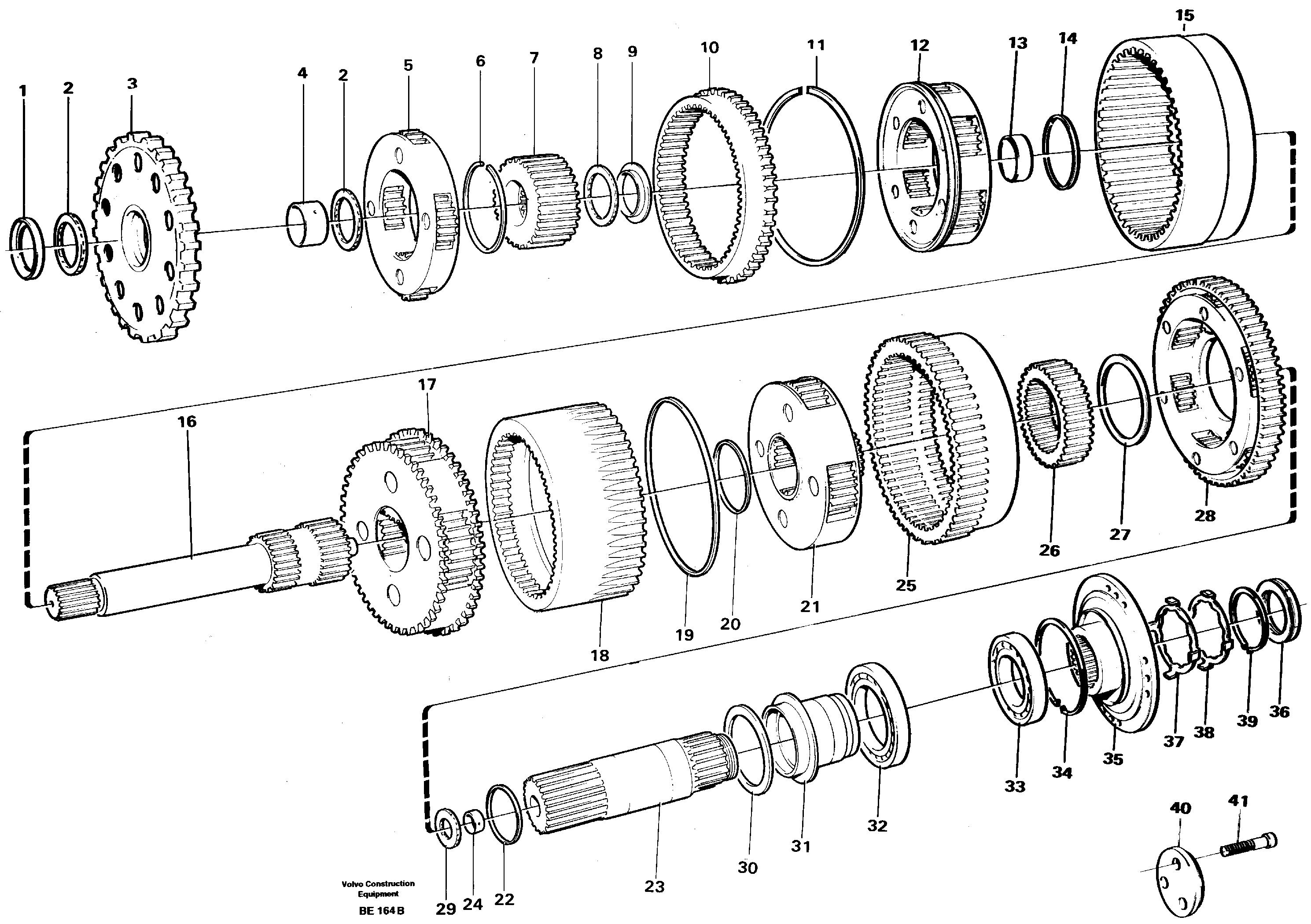 Air filter,motor VOE1650107 VOLVO