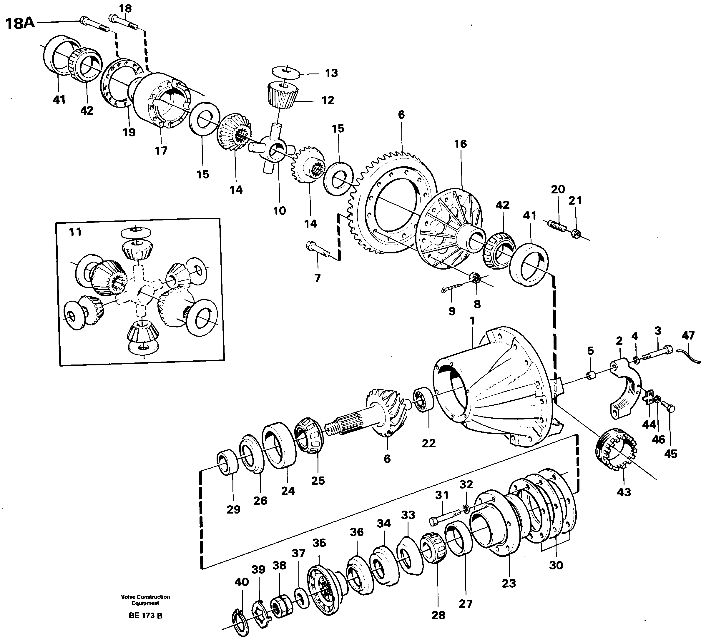 Lock screw VOE1523603 VOLVO