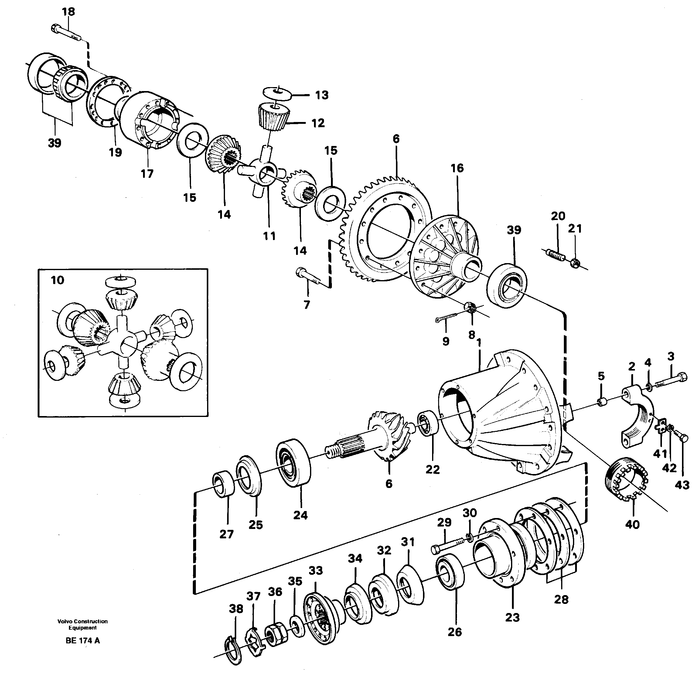 Lock screw VOE1523616 VOLVO