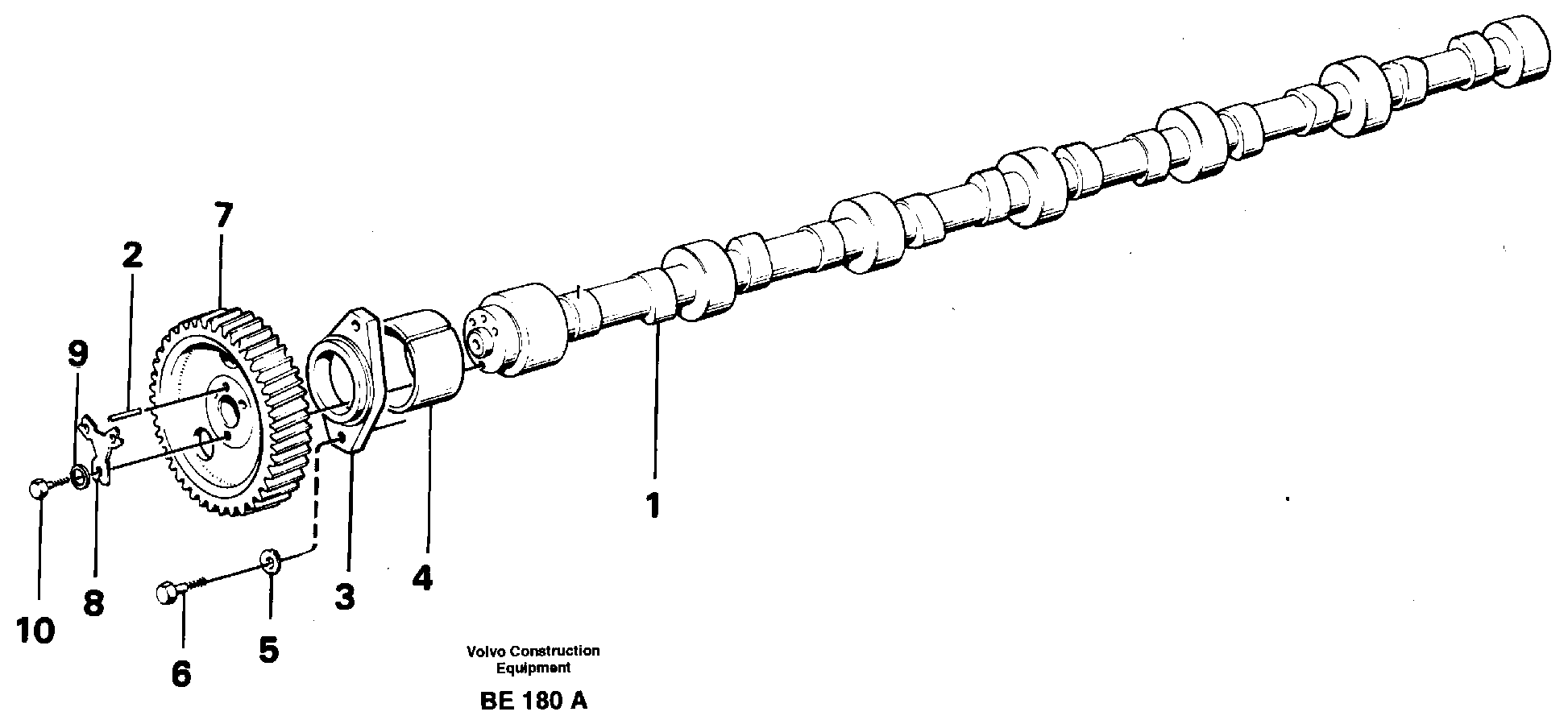Camshaft VOE468723 VOLVO