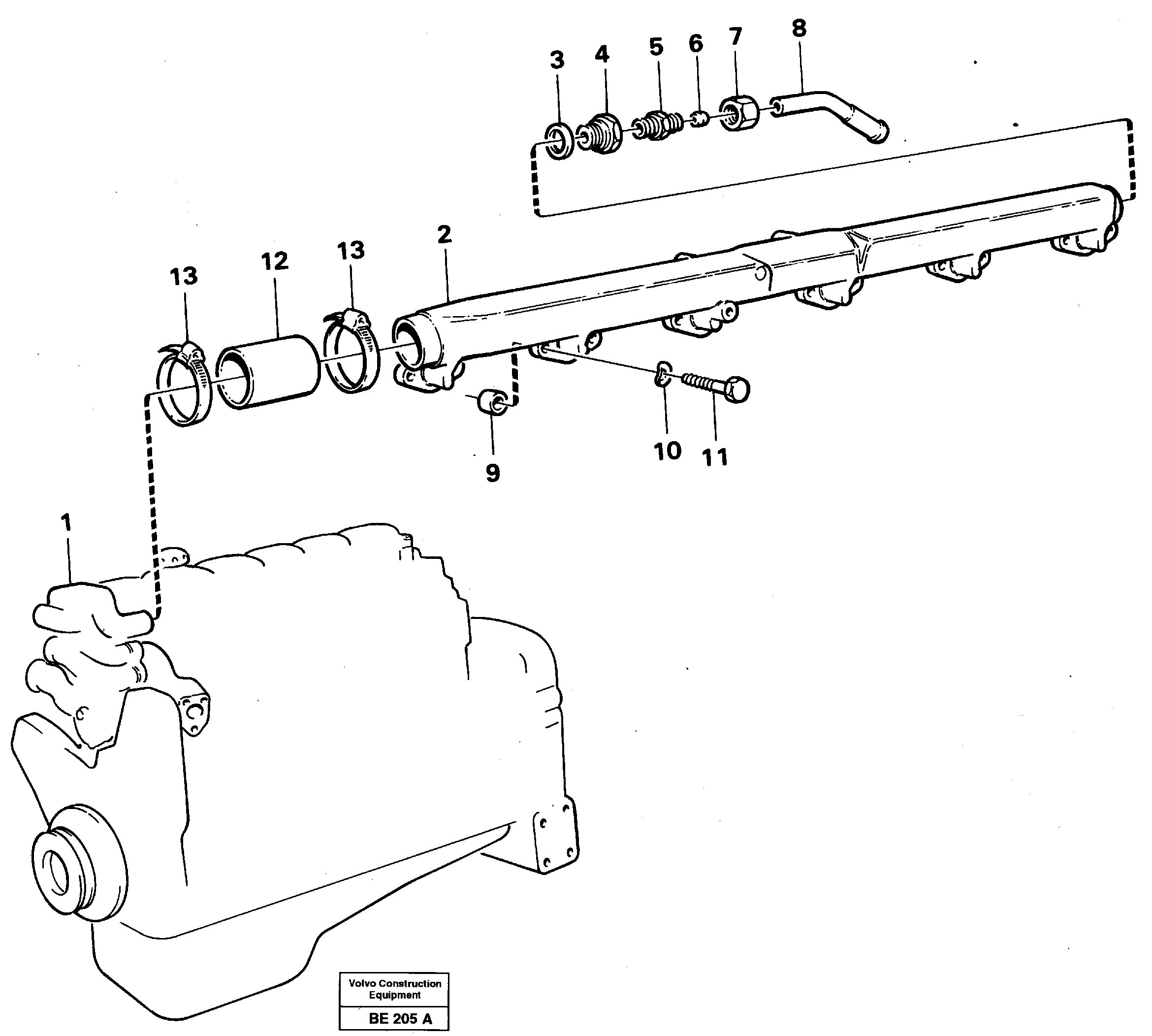 Fuel miser valve VOE11127112 VOLVO