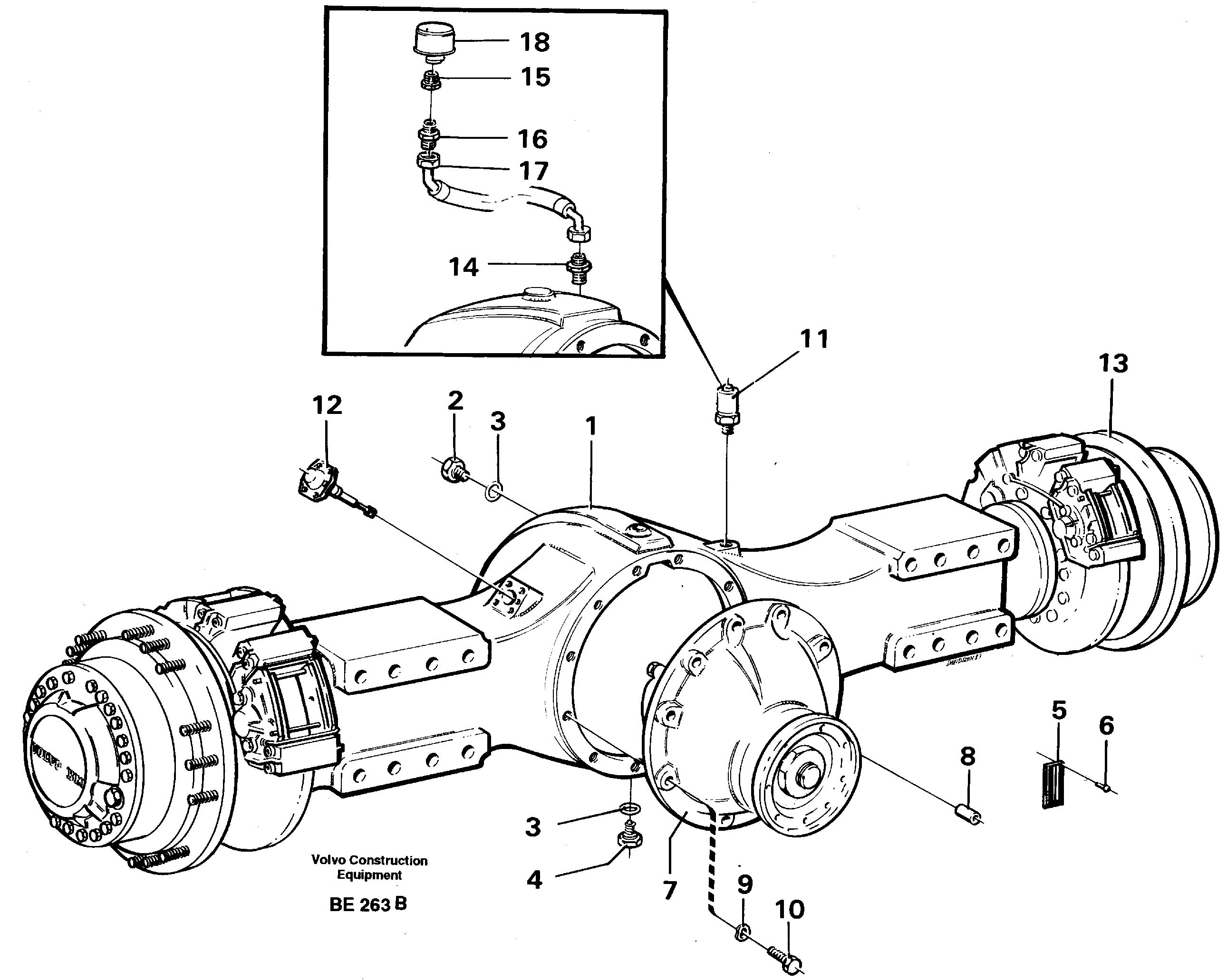 Планетарный мост VOE23581 VOLVO