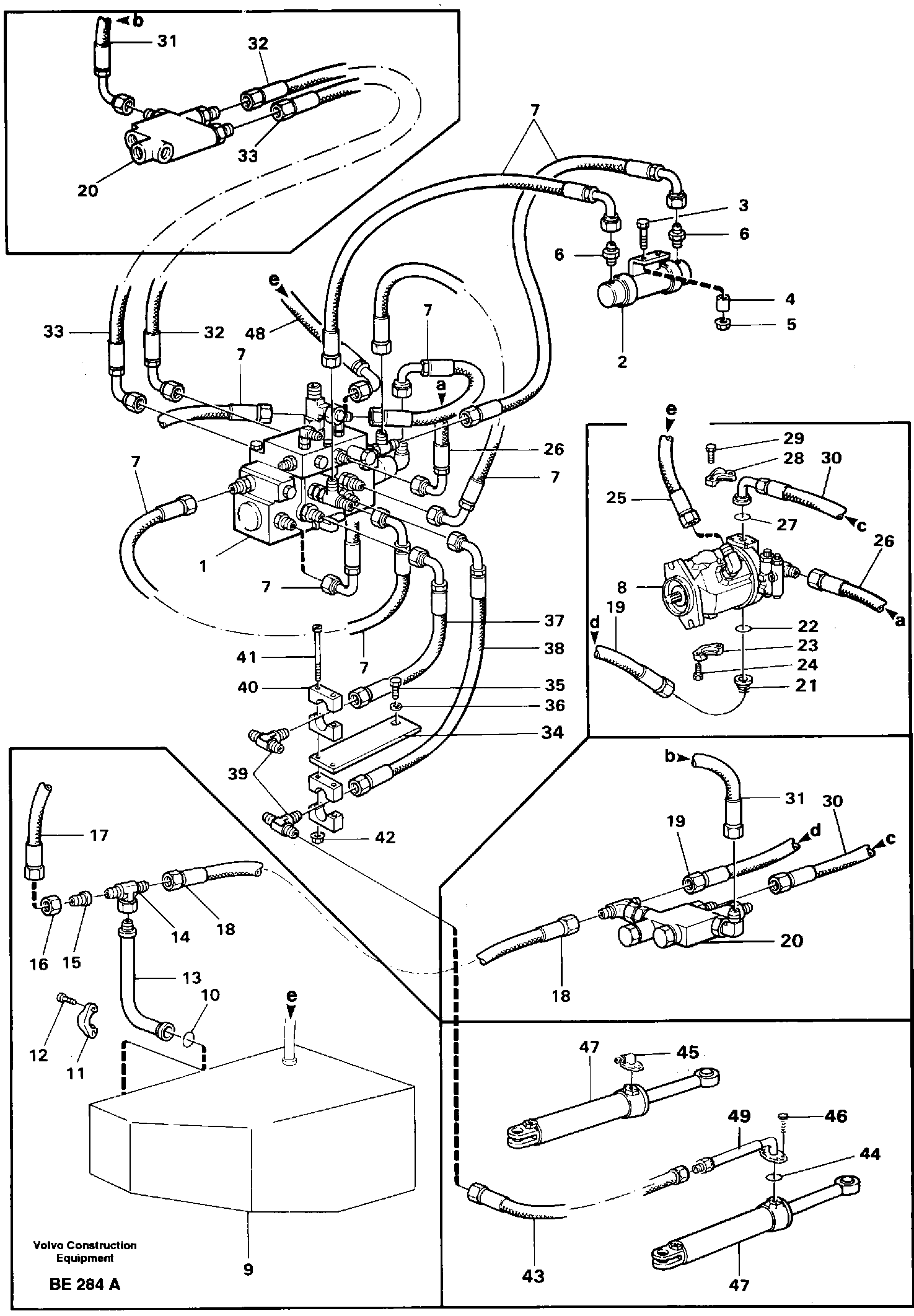 Timing gear casing VOE932113 VOLVO