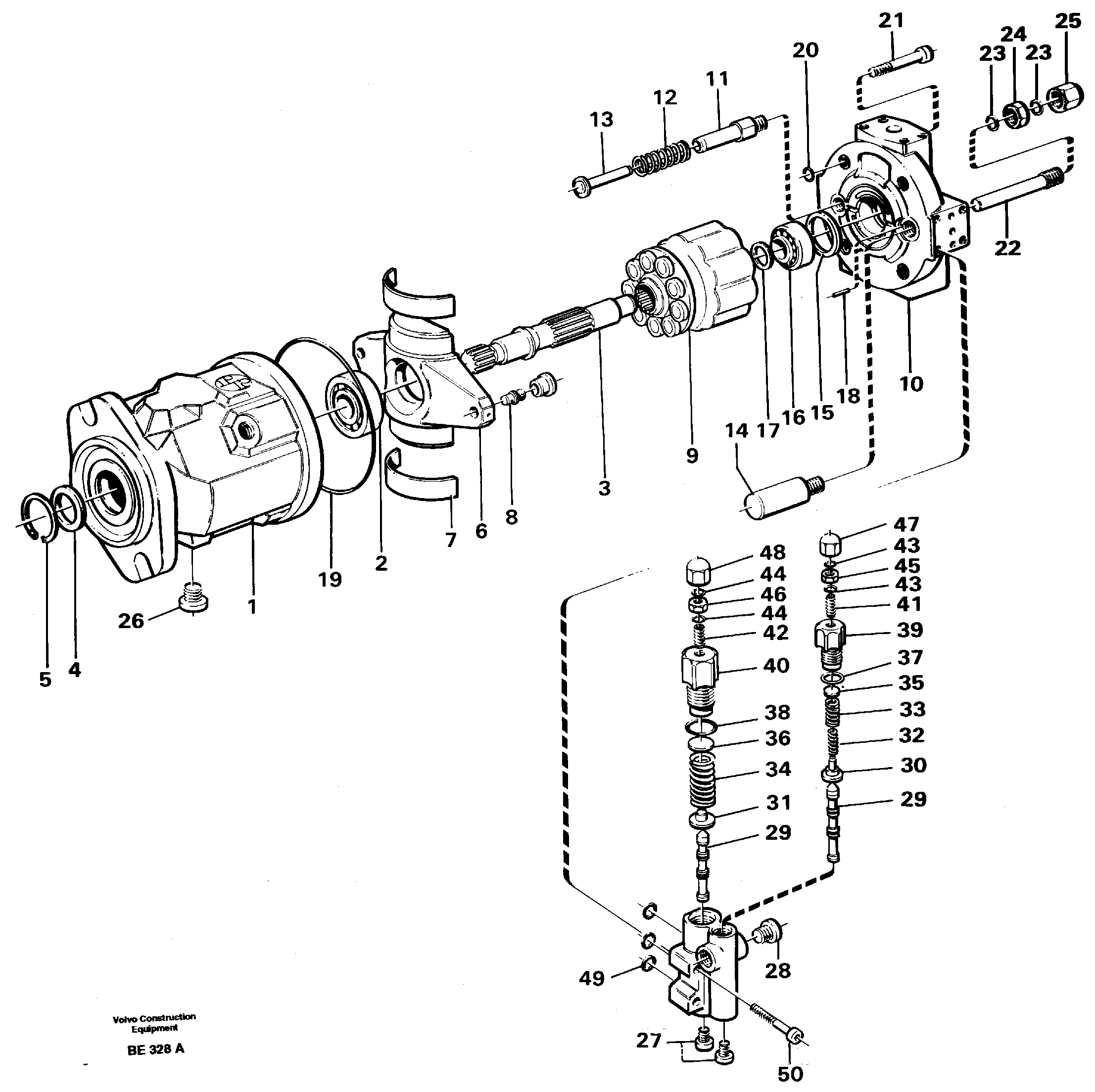 Steering Axle VOE11992818 VOLVO
