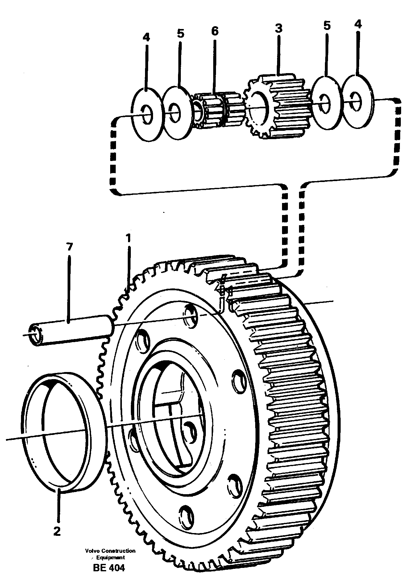 Tensioner VOE1650185 VOLVO