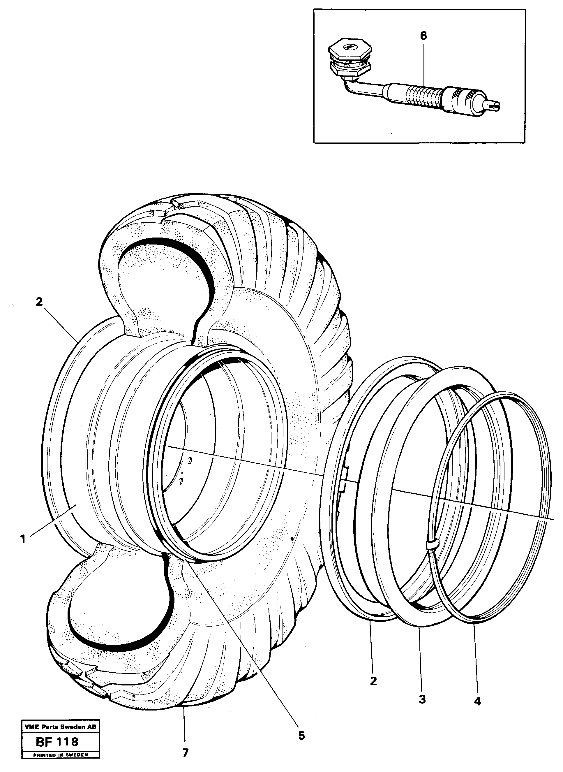 Wheel VOE92187 VOLVO