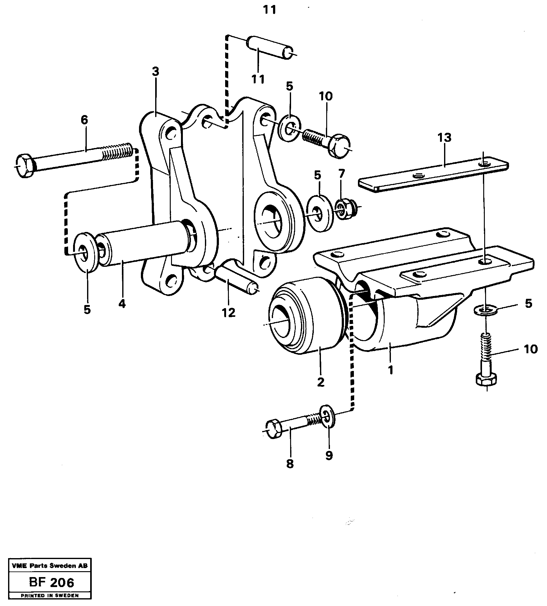 Bracket VOE4823711 VOLVO