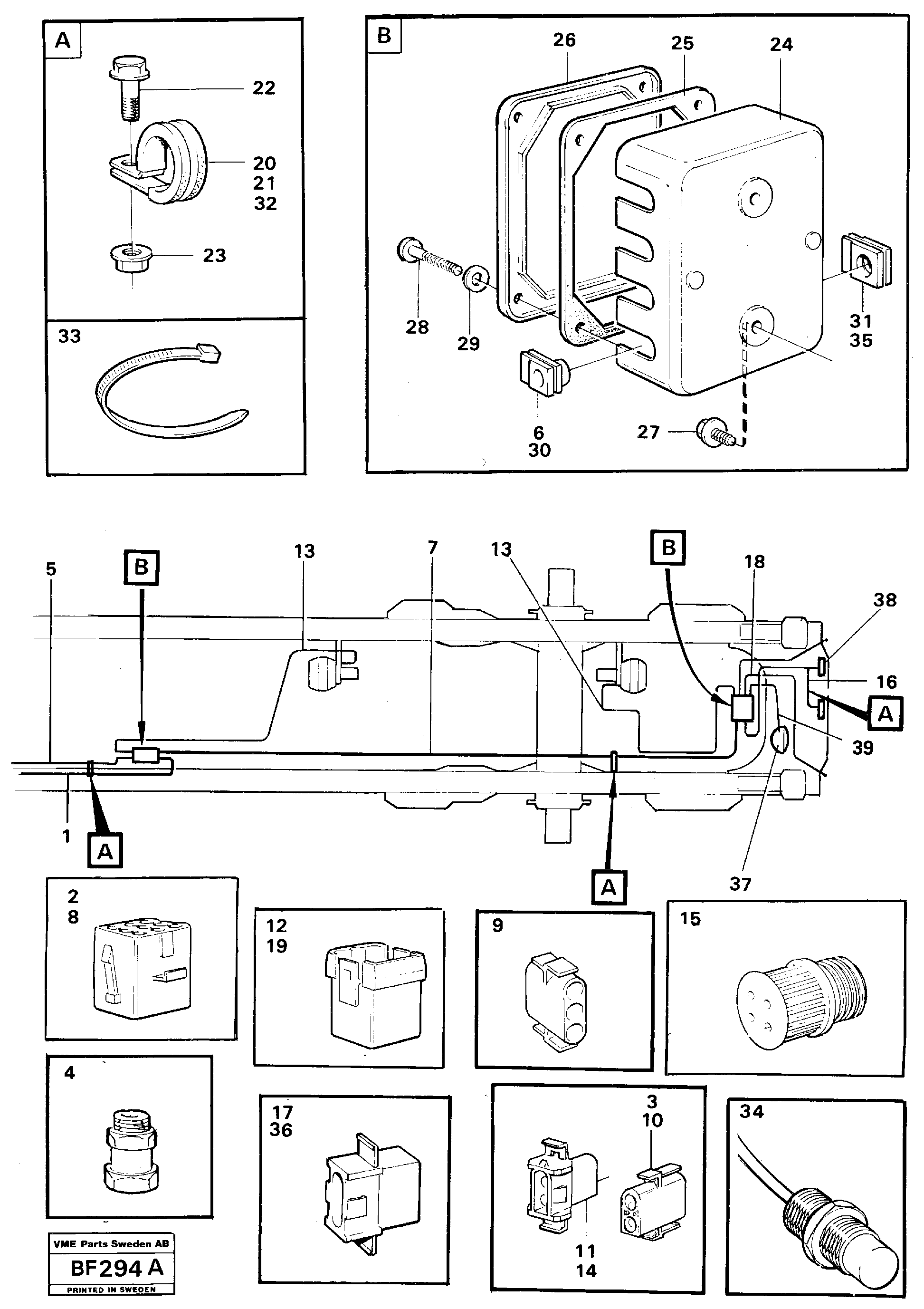 Cable harness VOE11061612 VOLVO