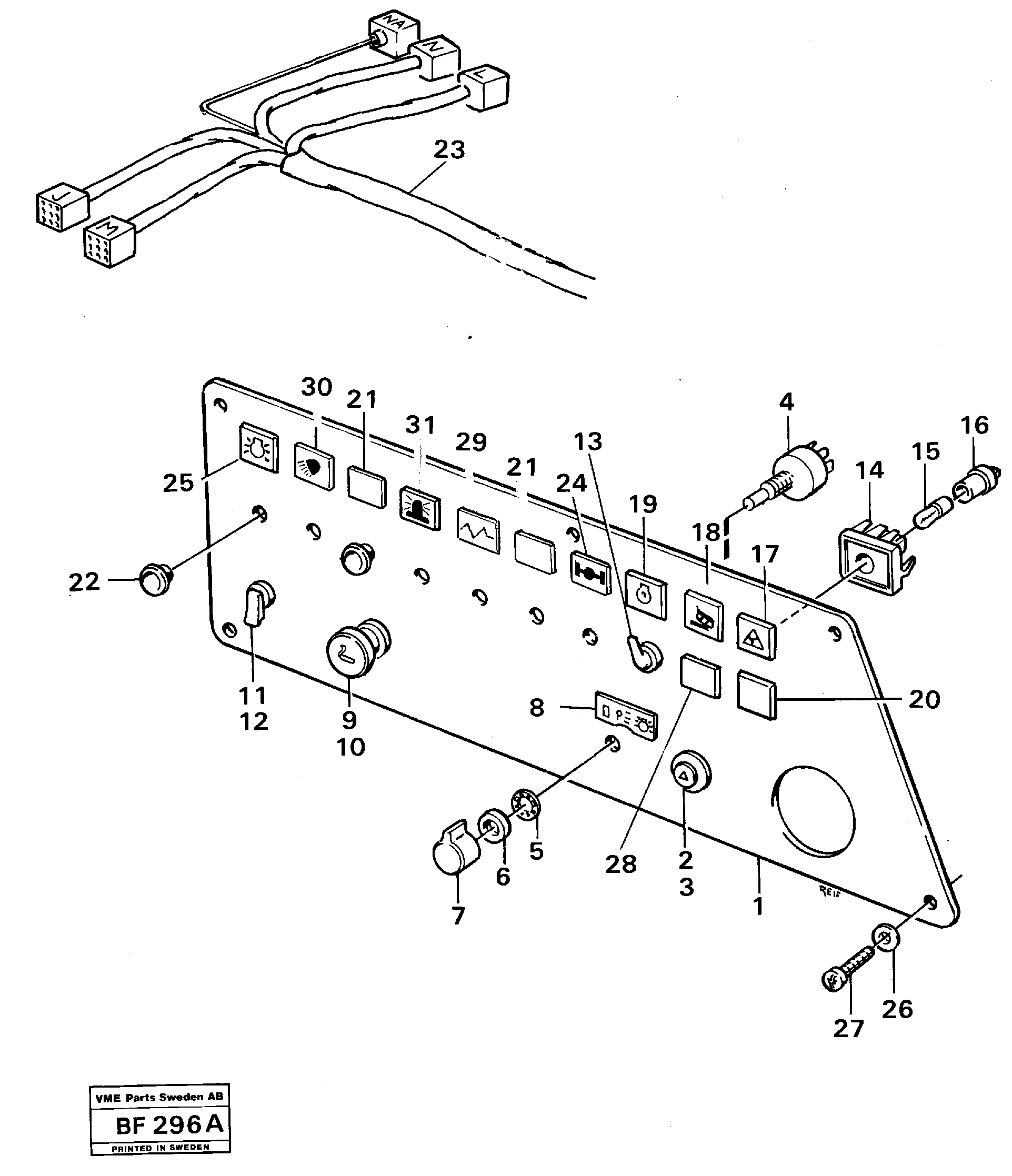 Rubber cushion VOE4864052 VOLVO
