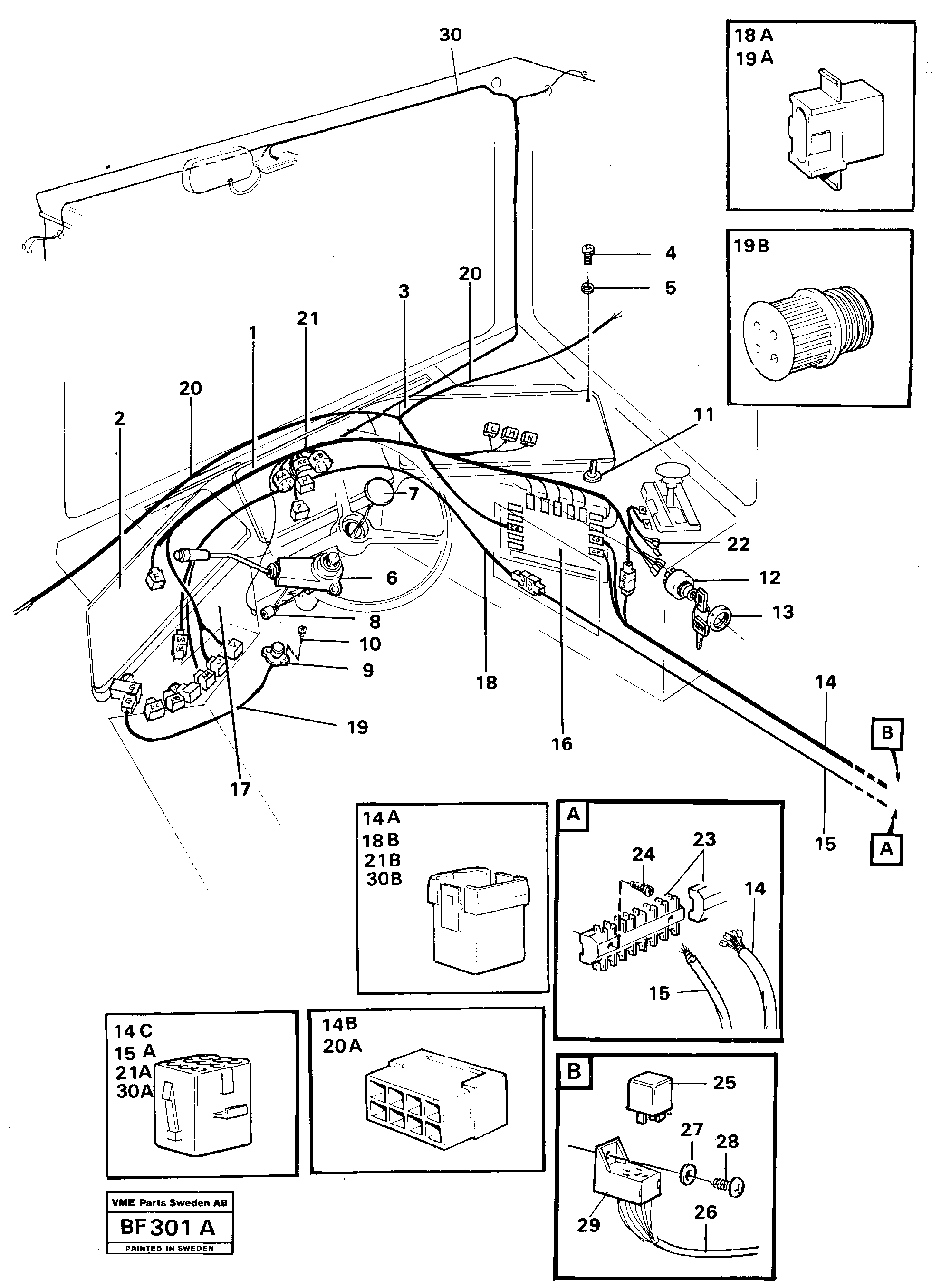 Cable harness VOE11061499 VOLVO