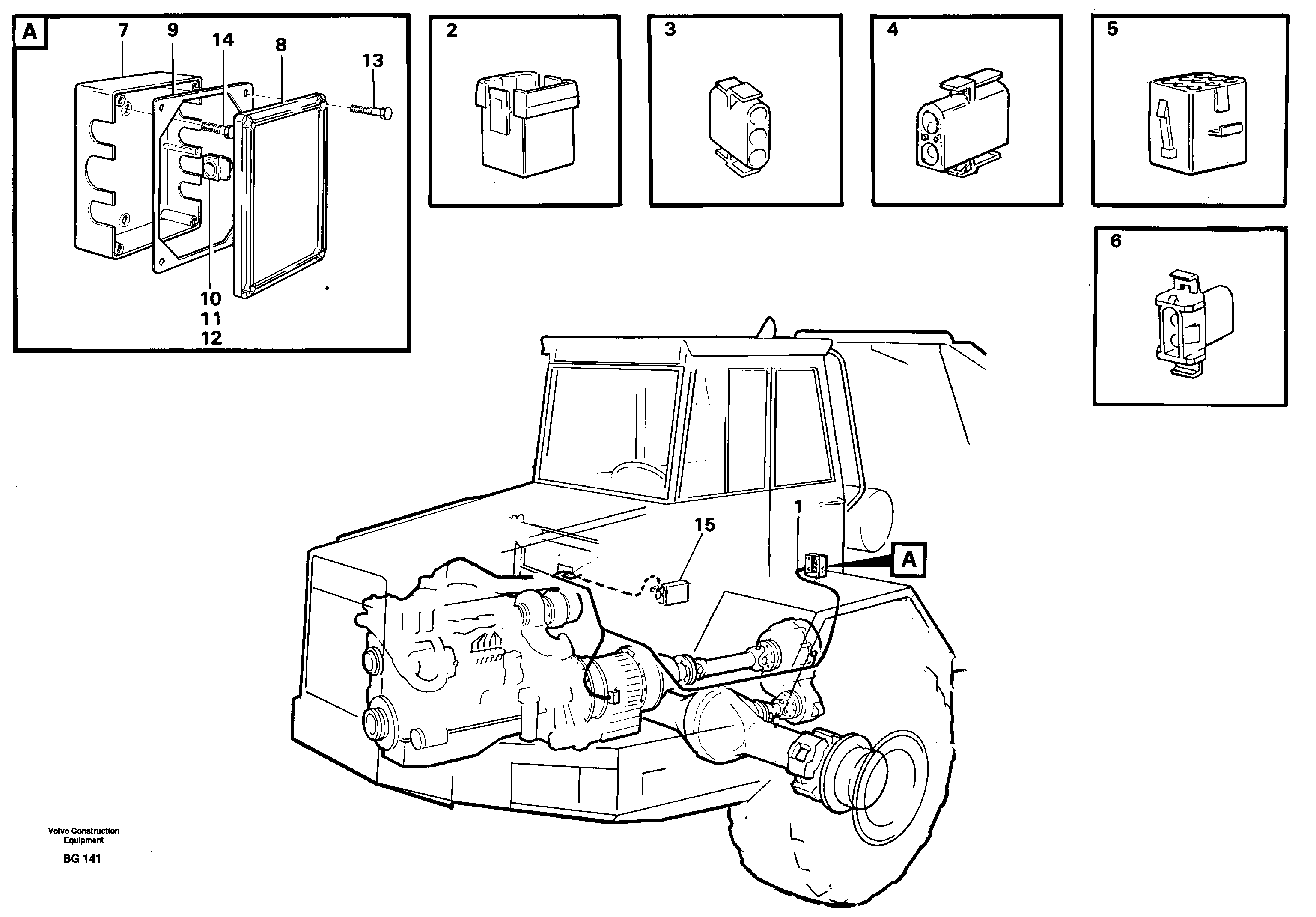 Rubber cushion VOE11062636 VOLVO