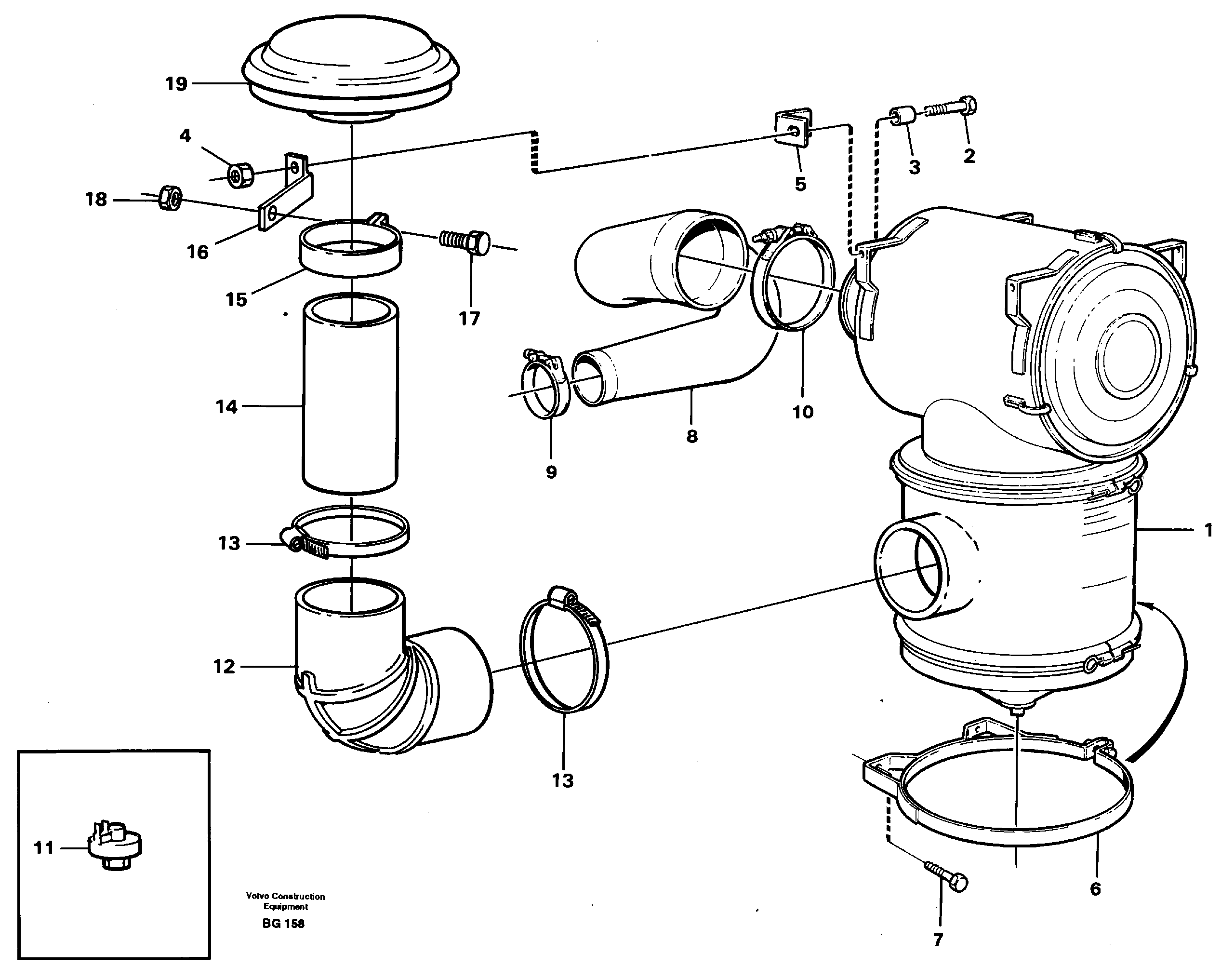Heating Pipe VOE4943337 VOLVO