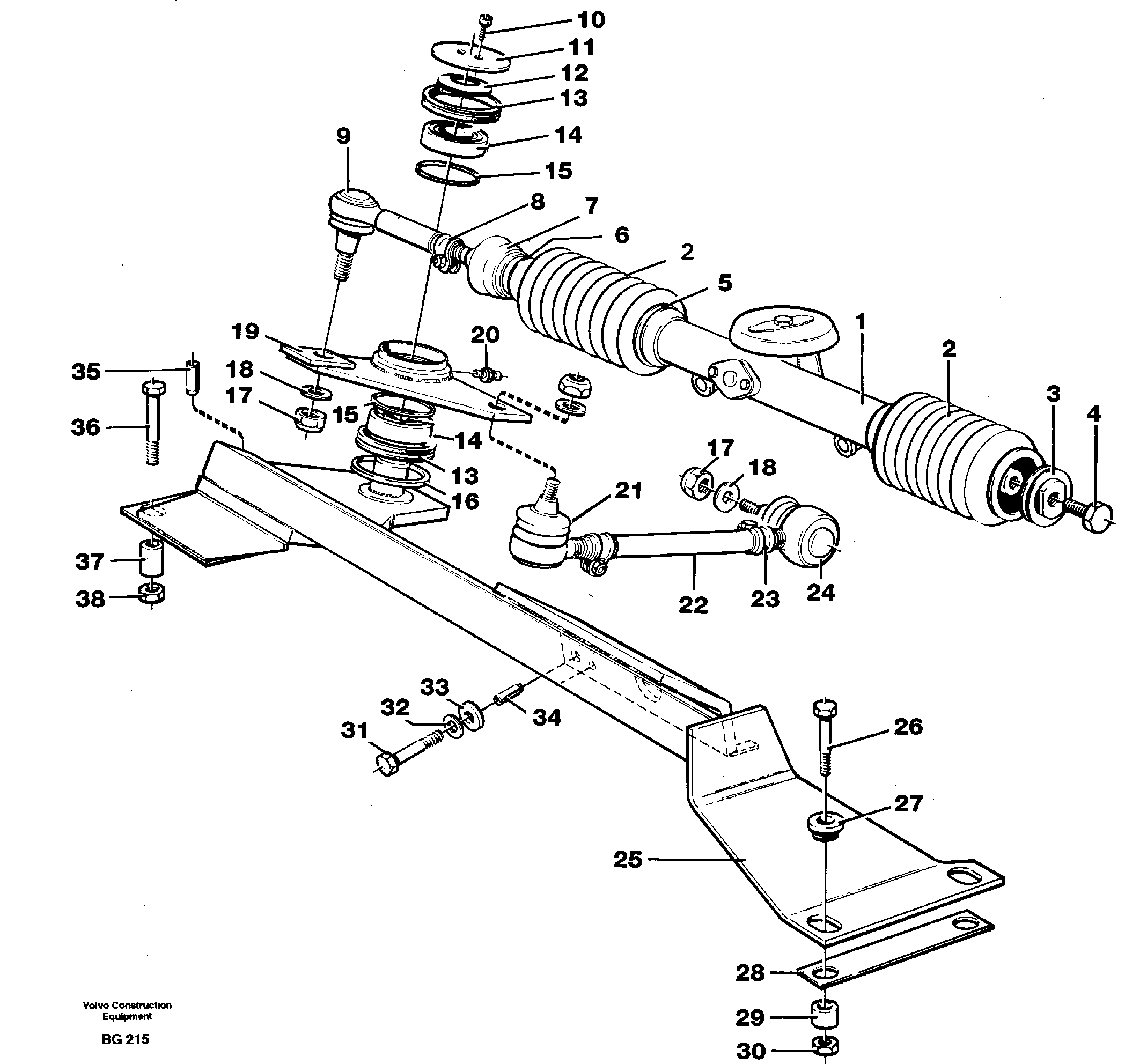 Tubular Stay VOE11052147 VOLVO