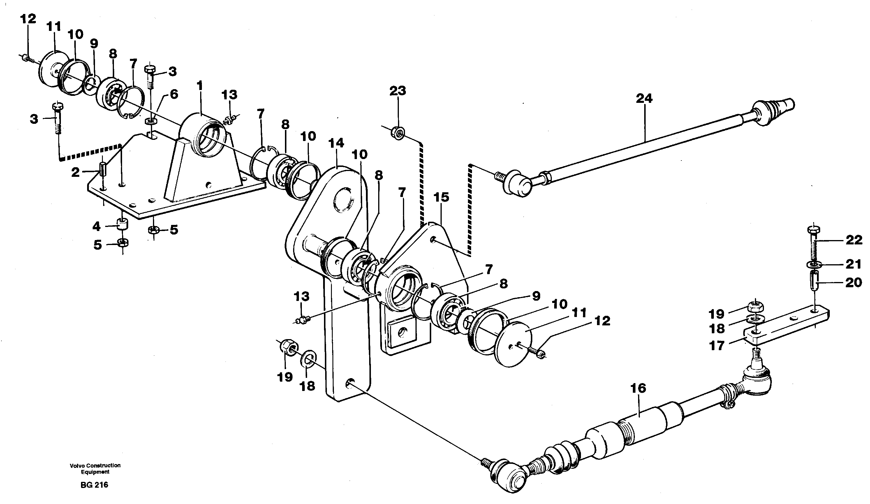 Bracket VOE11056482 VOLVO
