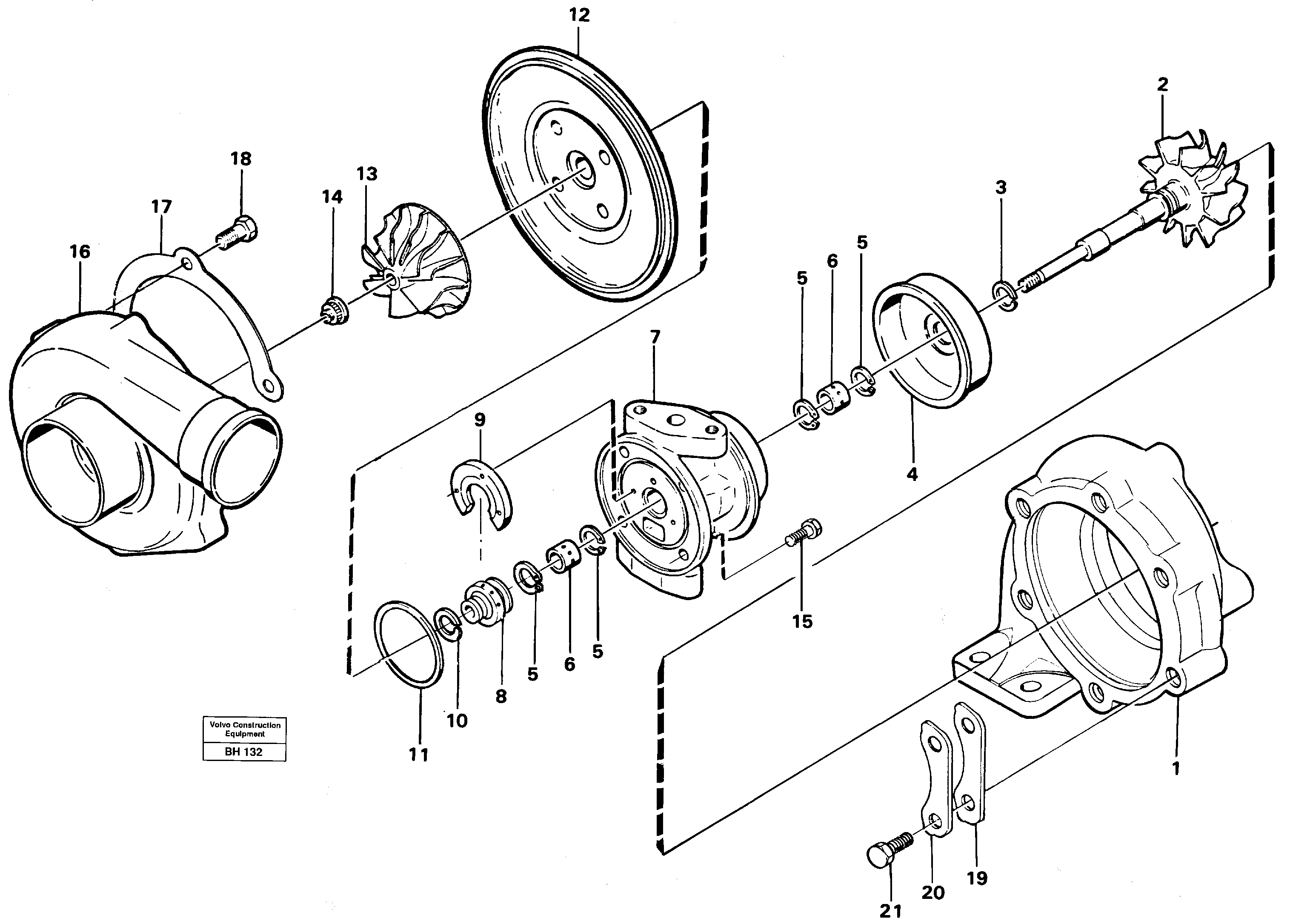 For upper engine part VOE1697142 VOLVO