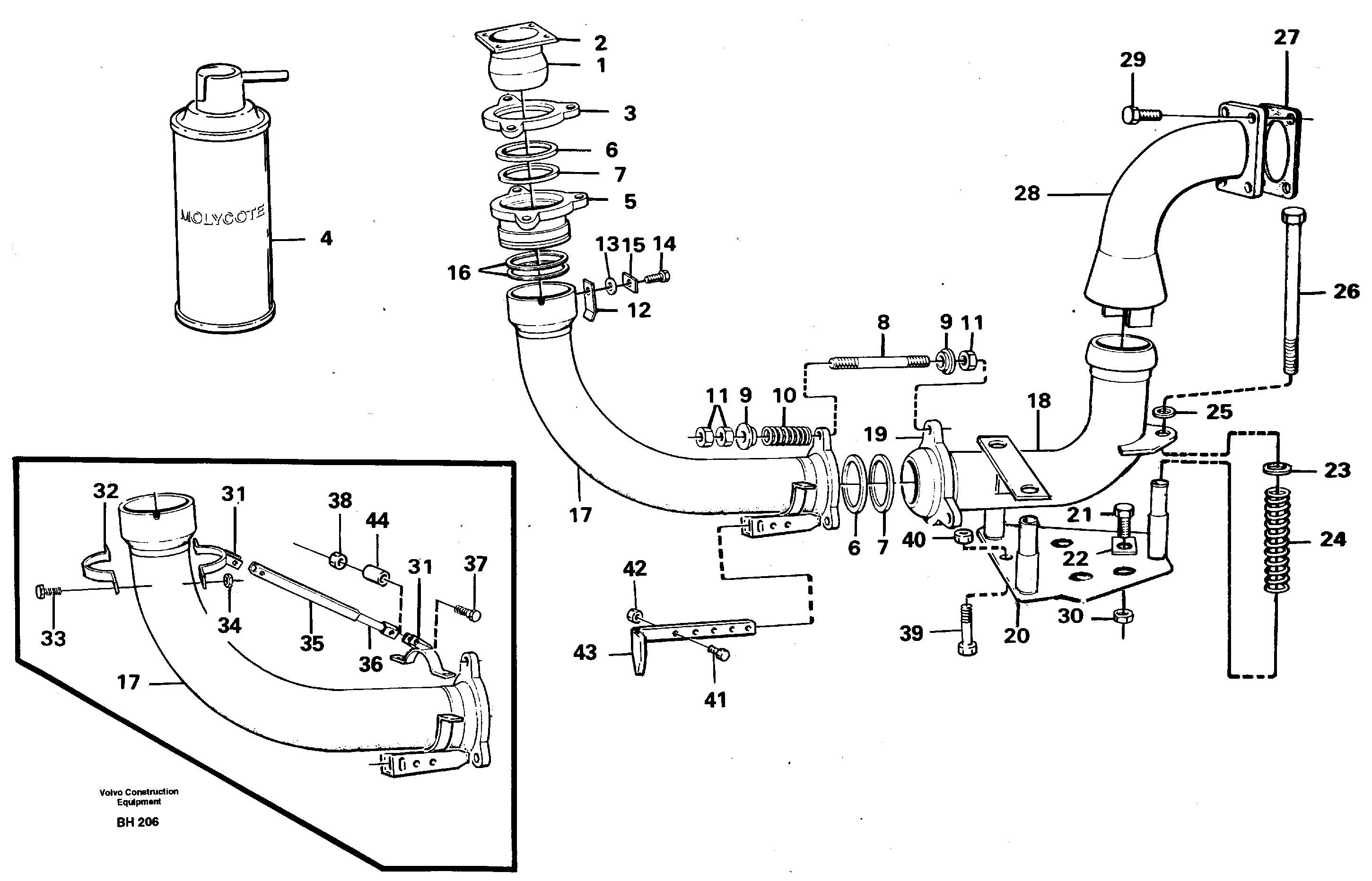 Axle Casing VOE11051687 VOLVO