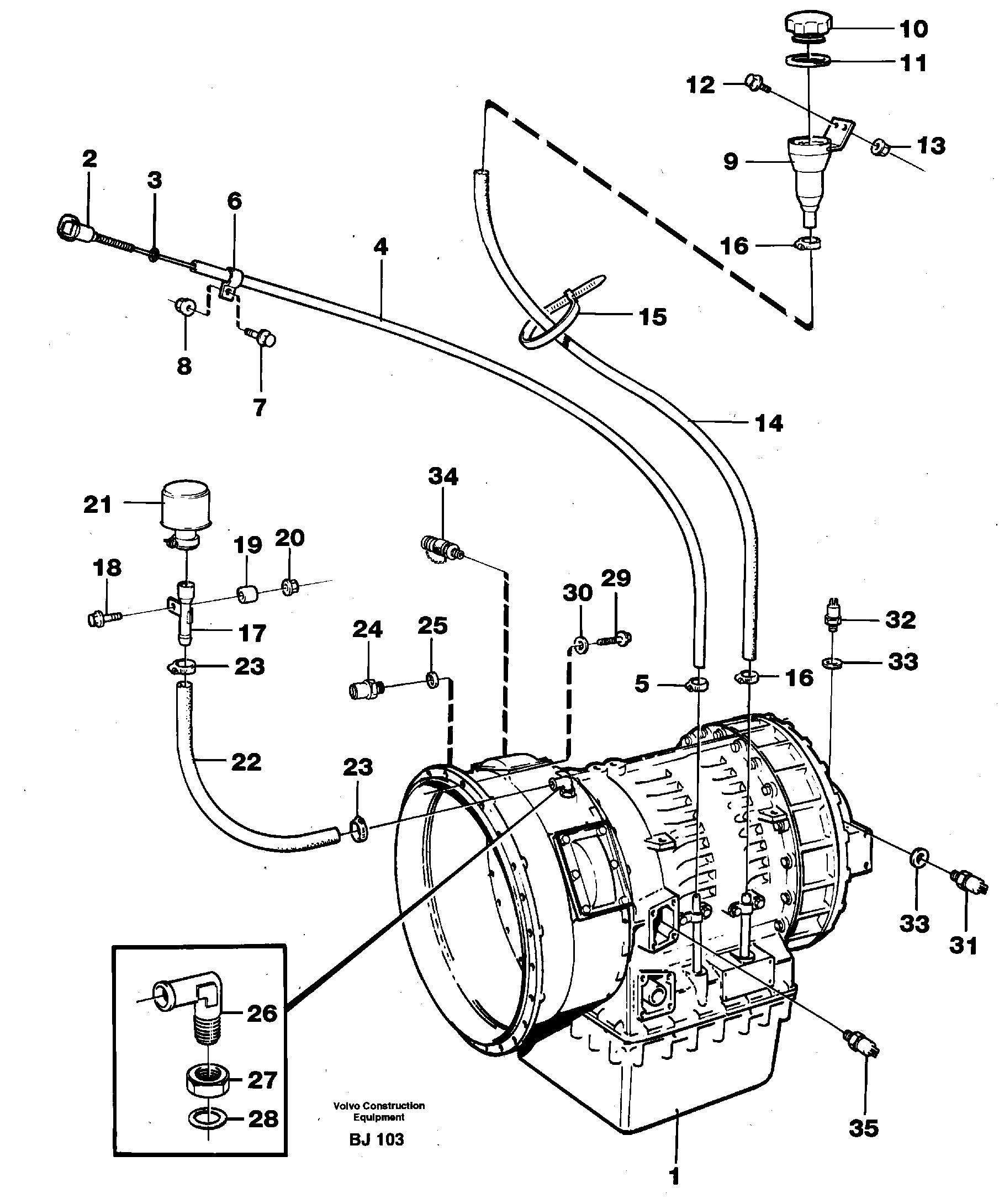 Transmission VOE22638 VOLVO