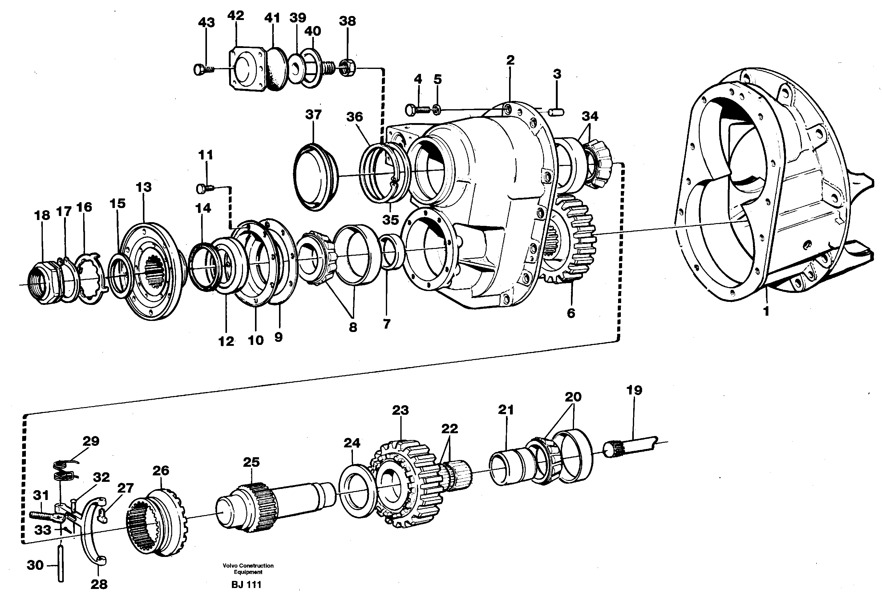 Lock screw VOE11102203 VOLVO