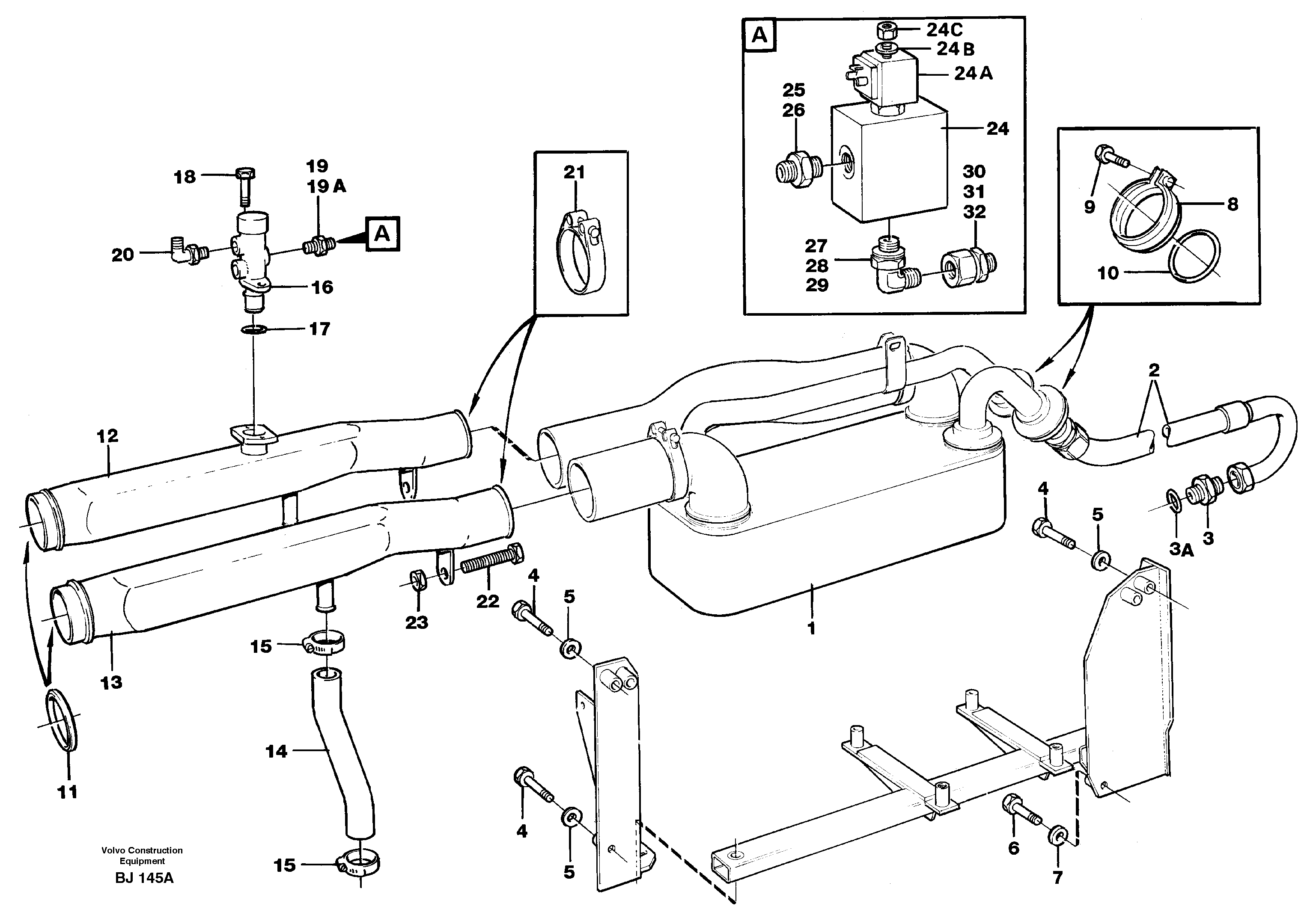 Expansion Tank VOE11703691 VOLVO
