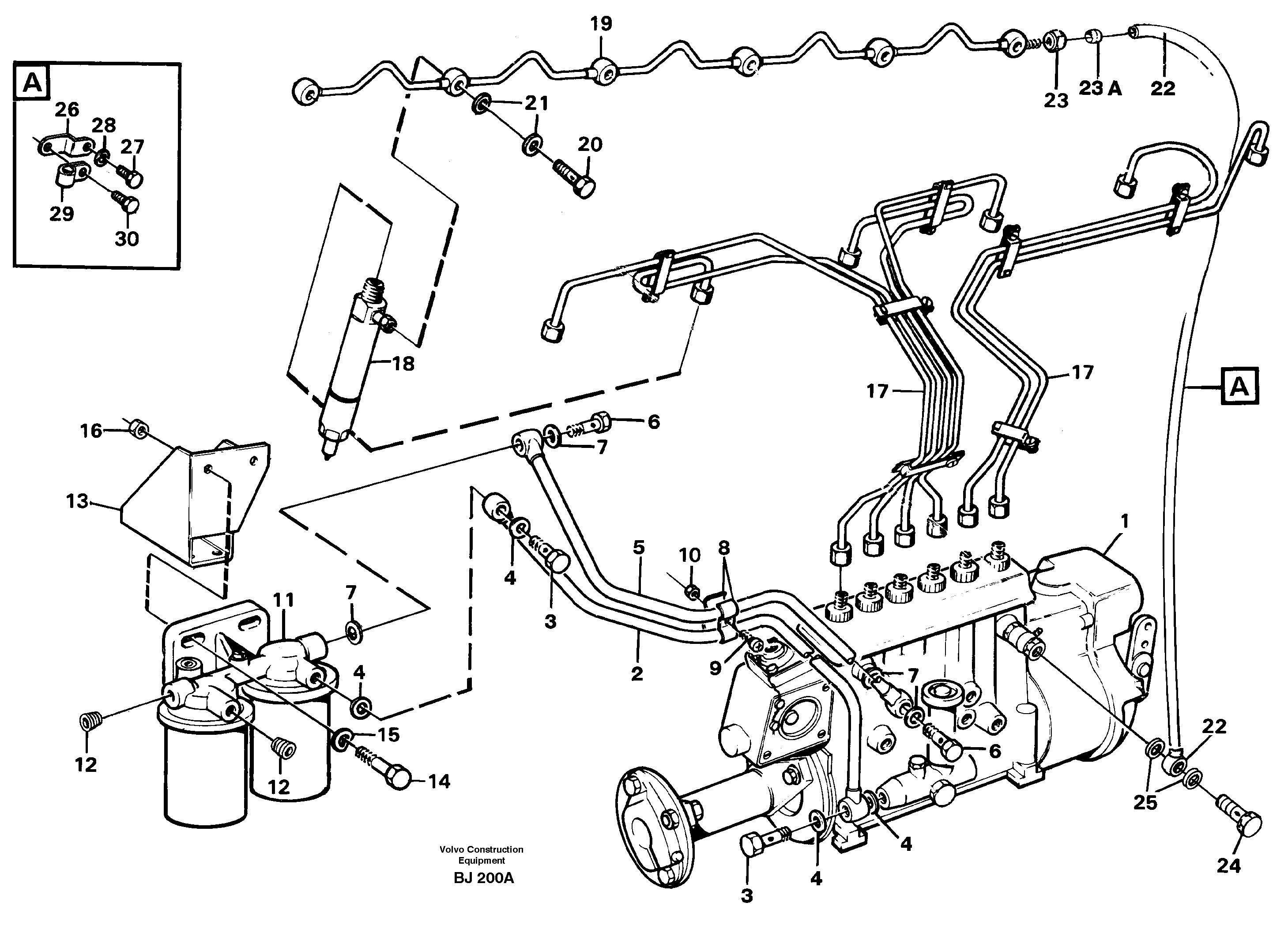 Fuel miser valve VOE11031228 VOLVO